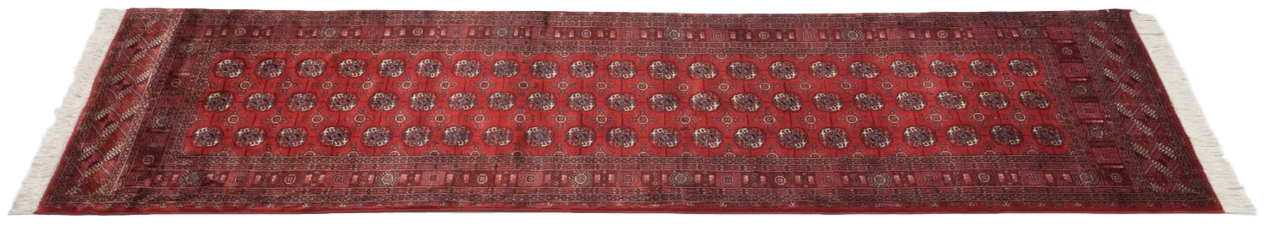 4.5x11 Vintage Fine Bokhara Rug Runner - Image 2