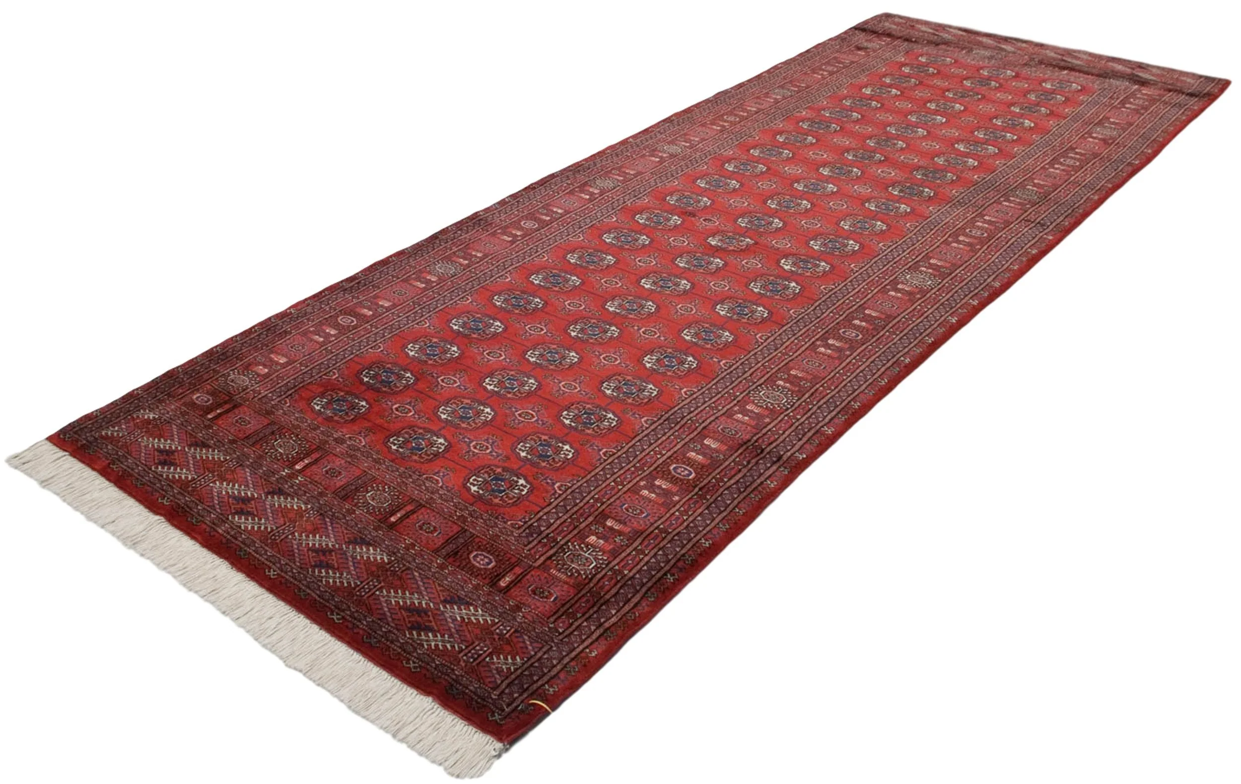 4.5x11 Vintage Fine Bokhara Rug Runner - Image 5