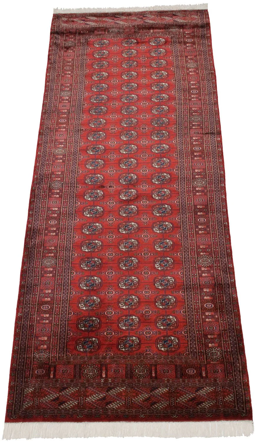 4.5x11 Vintage Fine Bokhara Rug Runner - Image 8