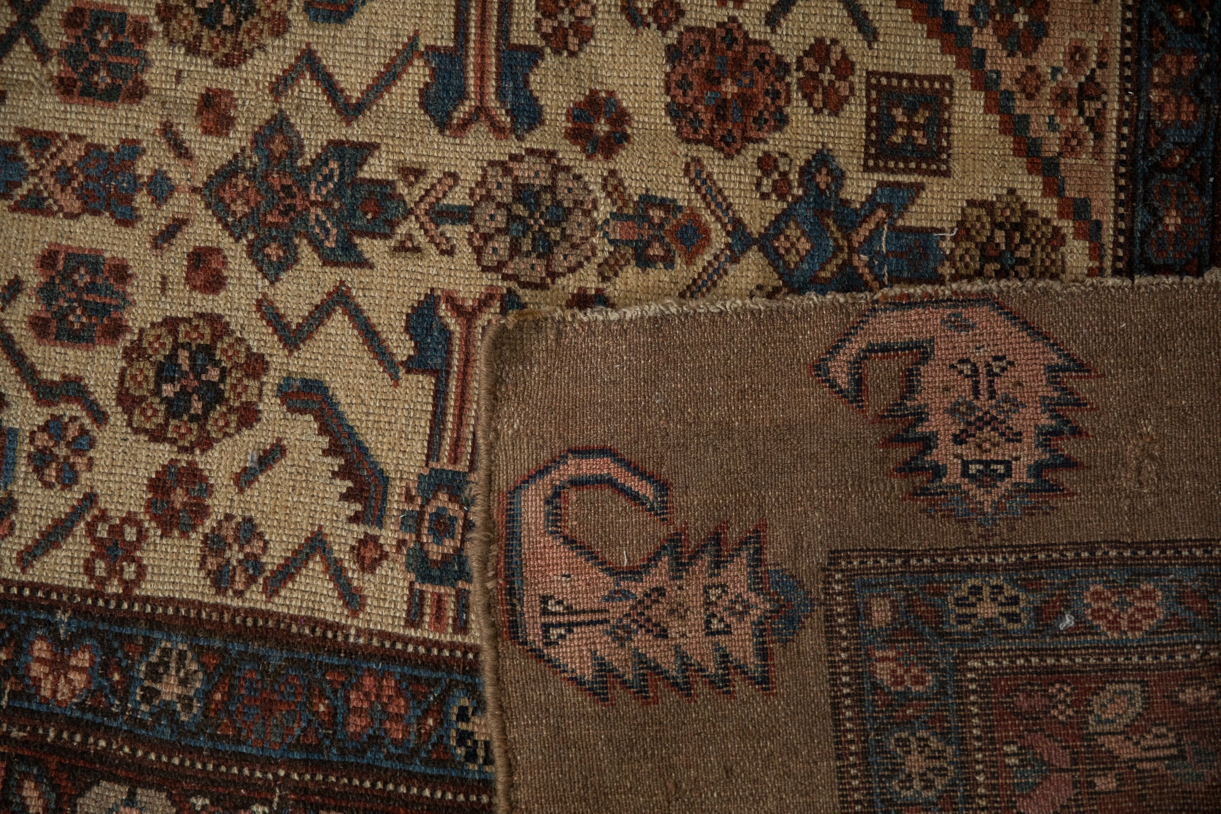 4.5x12 Antique Serab Rug Runner - Image 10