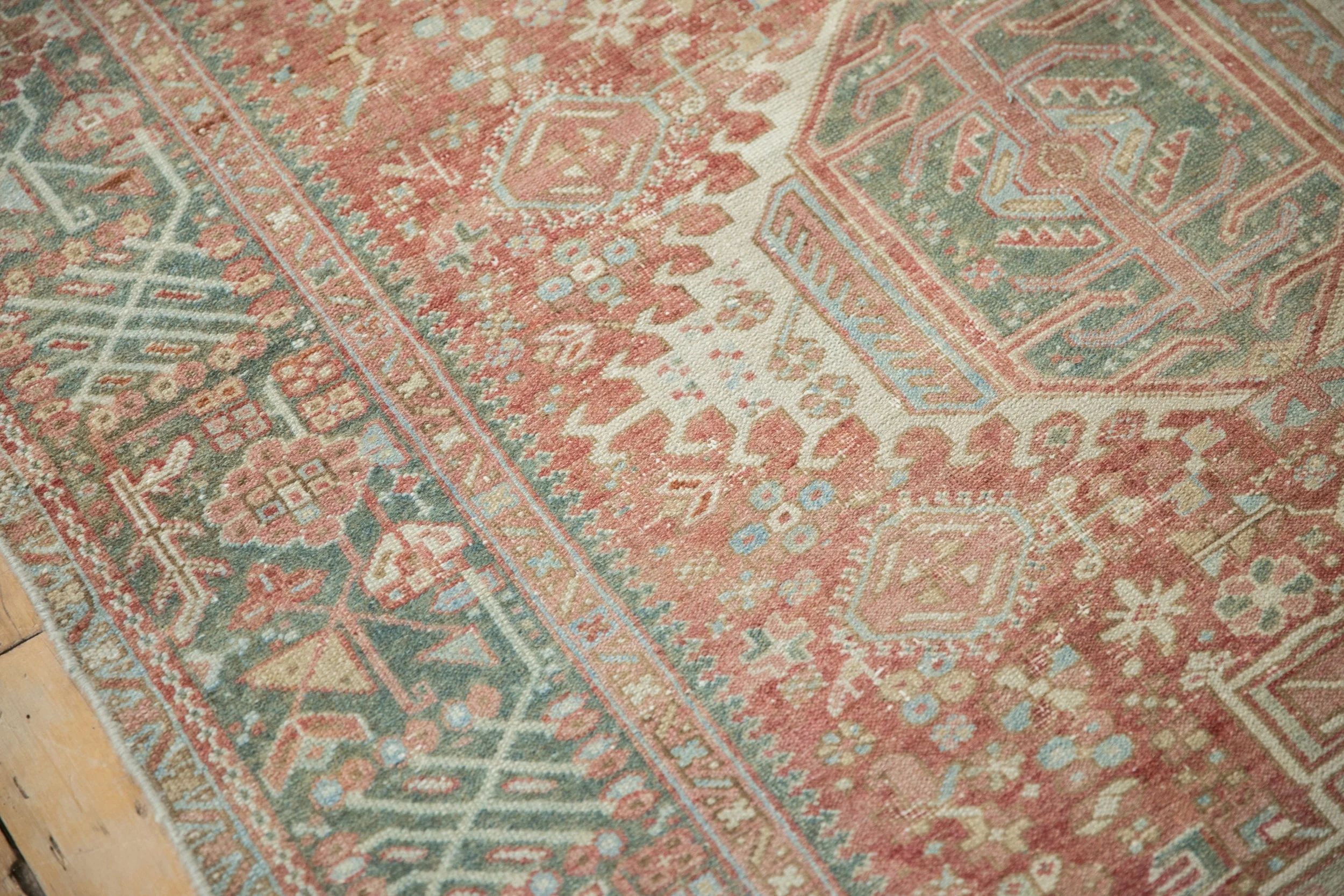 4.5x12 Vintage Distressed Karaja Rug Runner - Image 10