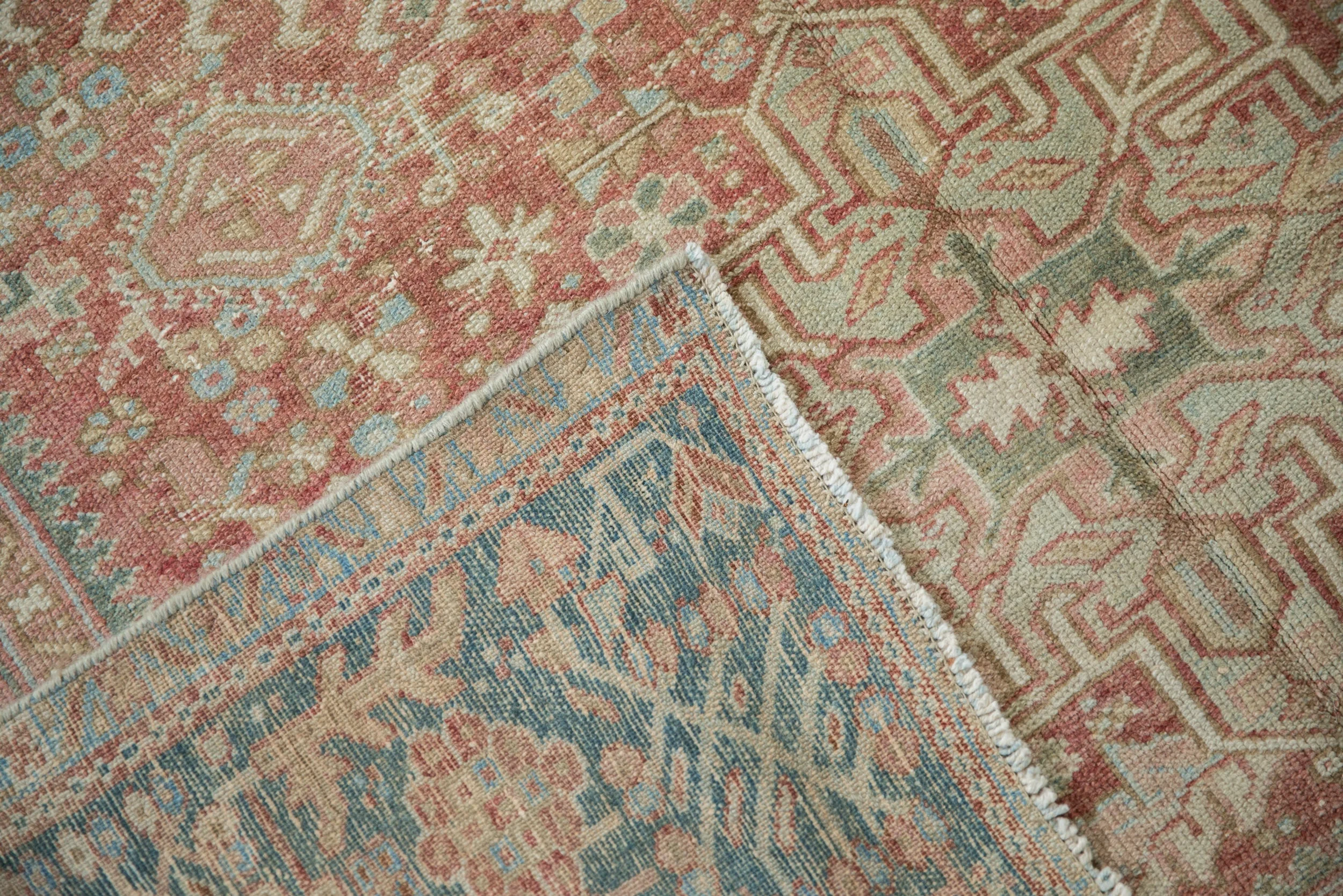 4.5x12 Vintage Distressed Karaja Rug Runner - Image 12