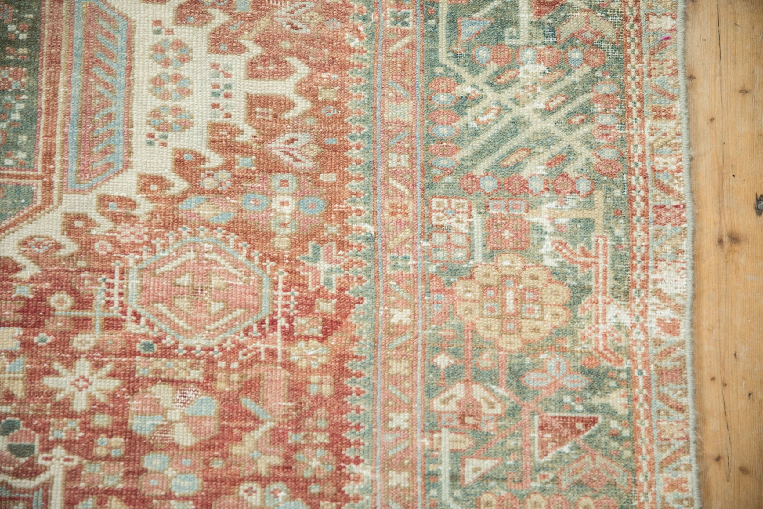 4.5x12 Vintage Distressed Karaja Rug Runner - Image 3