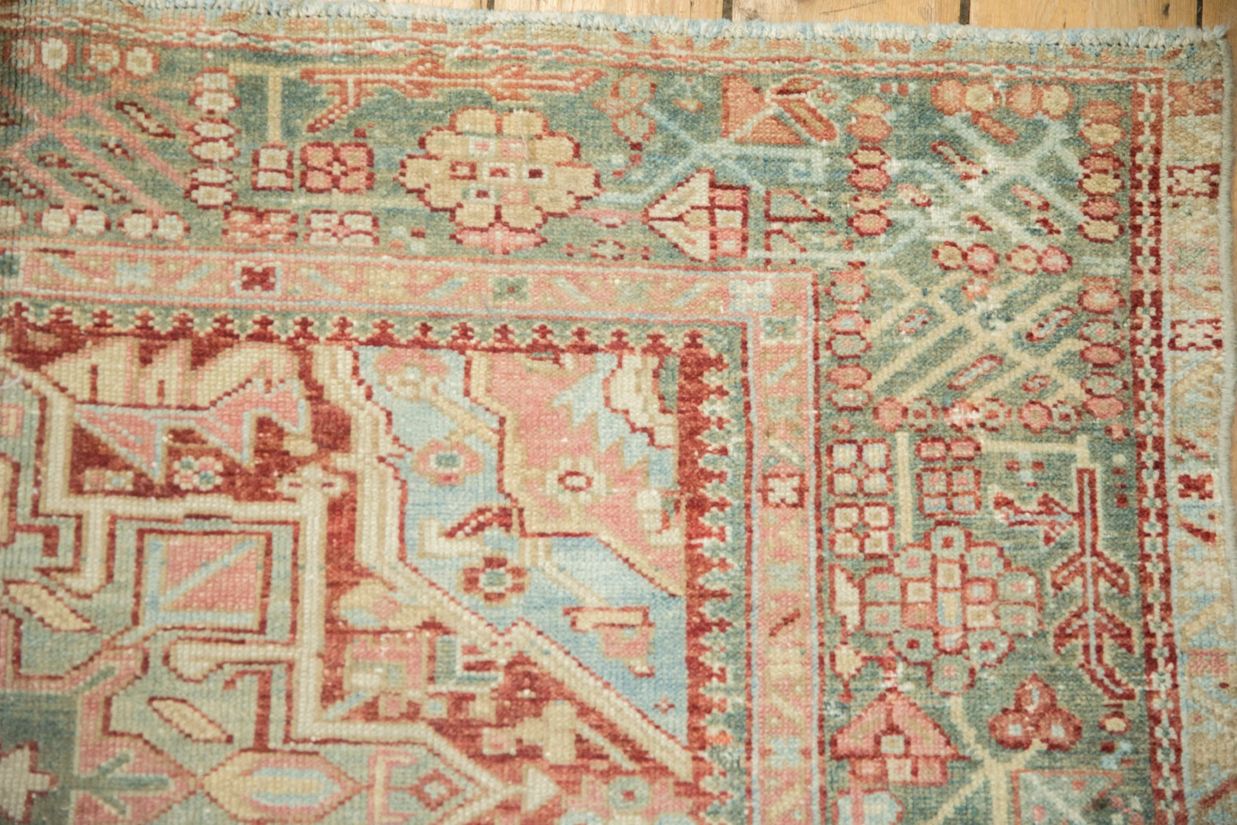 4.5x12 Vintage Distressed Karaja Rug Runner - Image 4