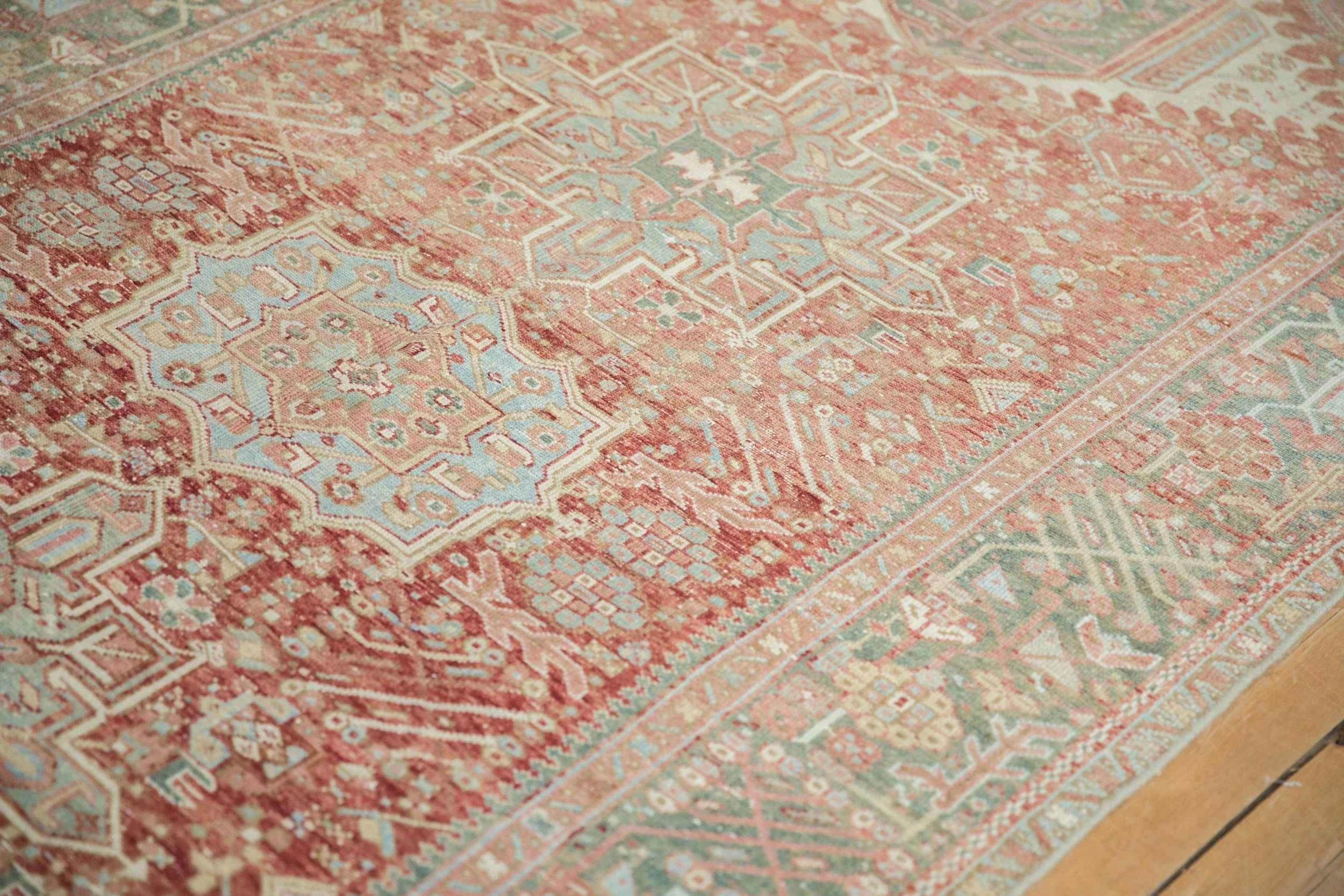 4.5x12 Vintage Distressed Karaja Rug Runner - Image 8