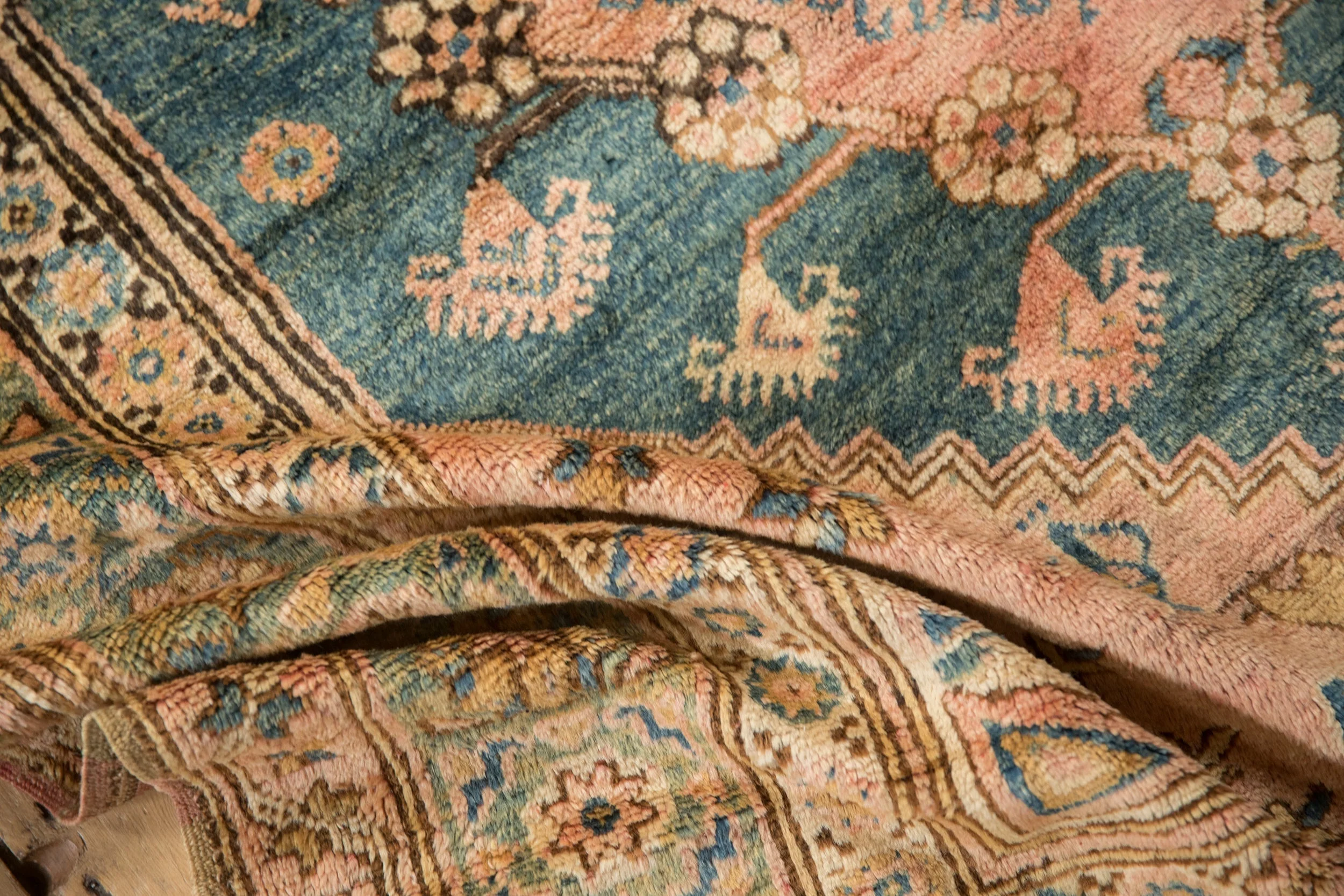 4.5x5 Vintage Anatolian Square Rug - Image 10