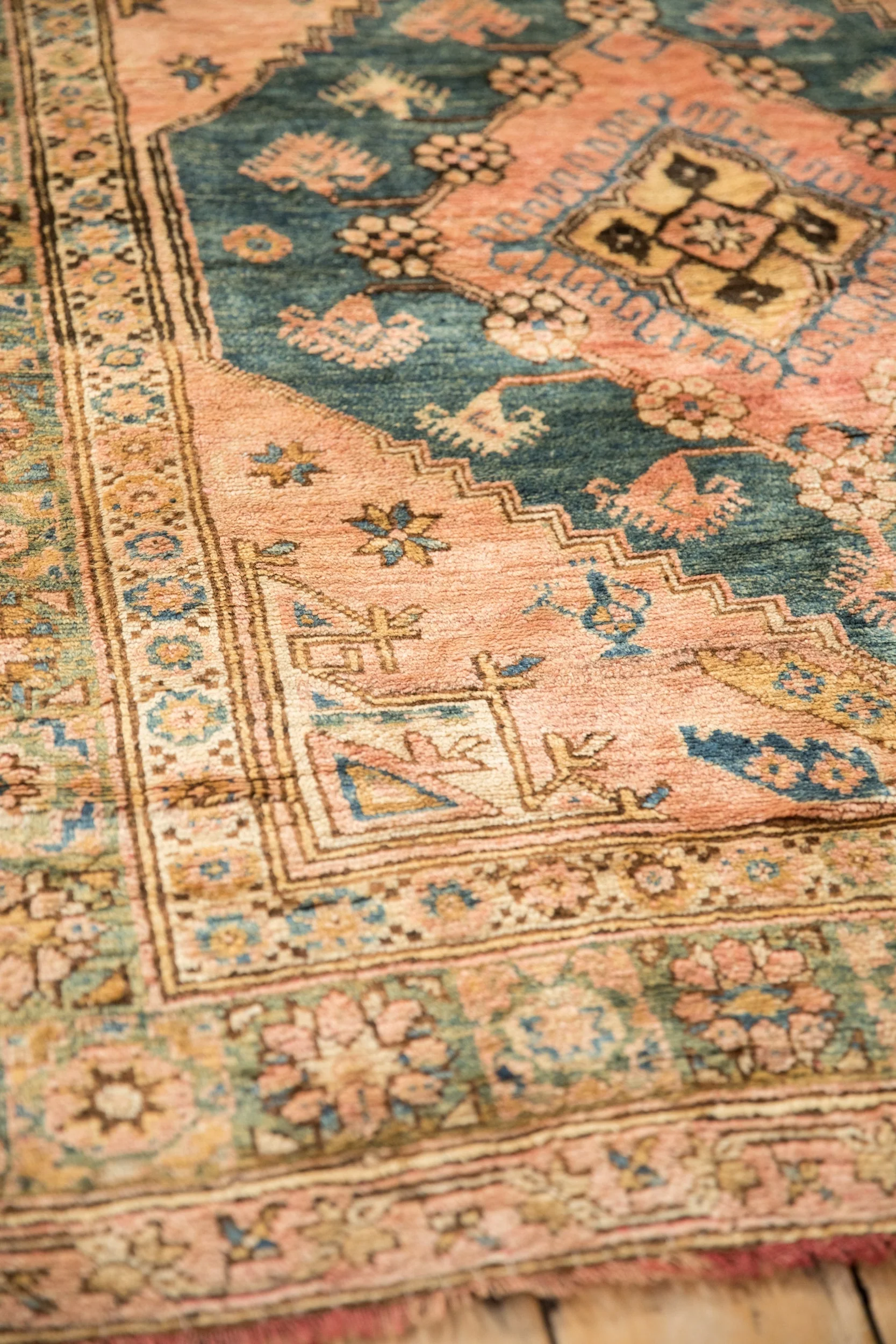 4.5x5 Vintage Anatolian Square Rug - Image 8