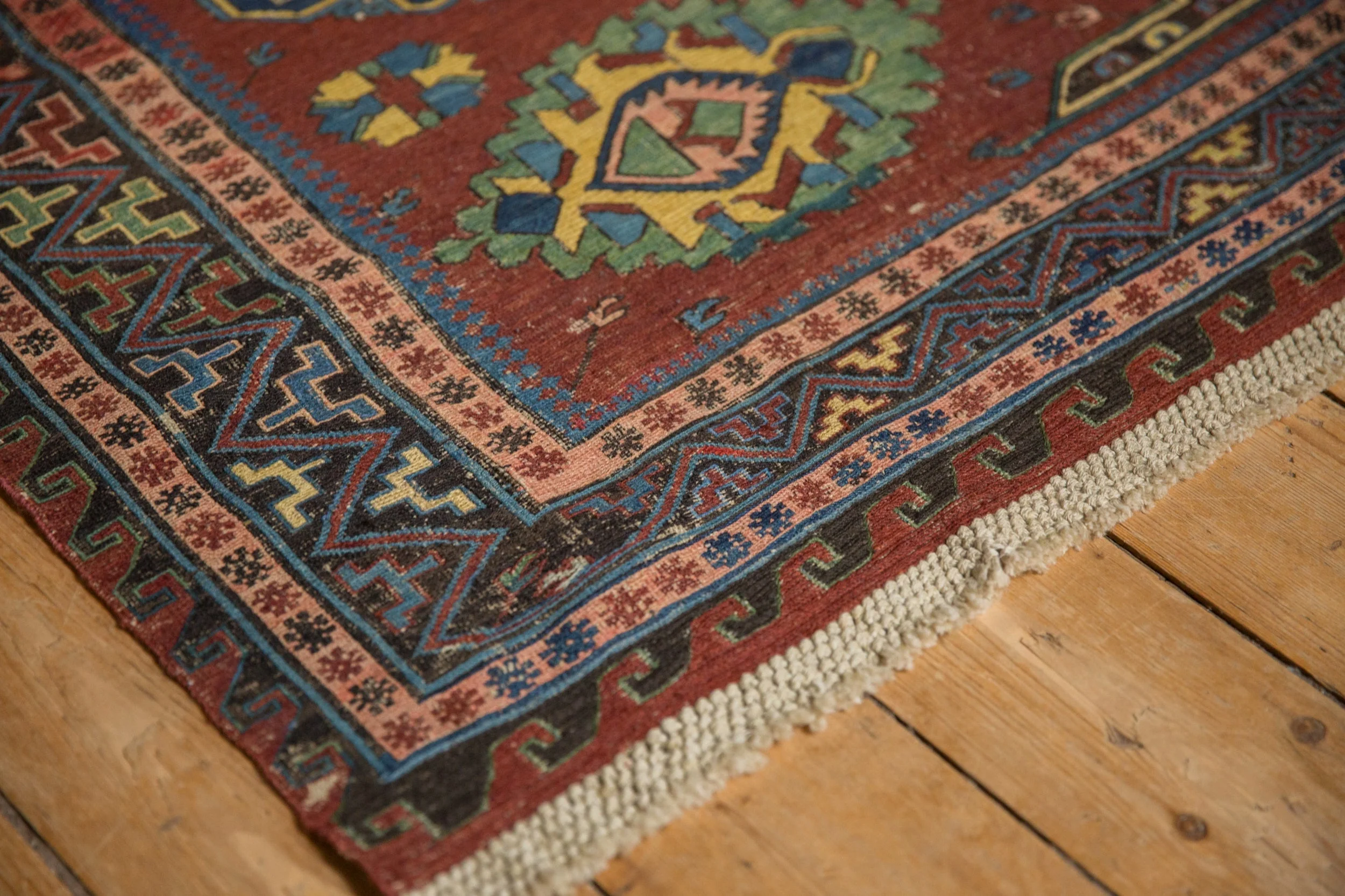 4.5x6.5 Antique Caucasian Soumac Rug - Image 5