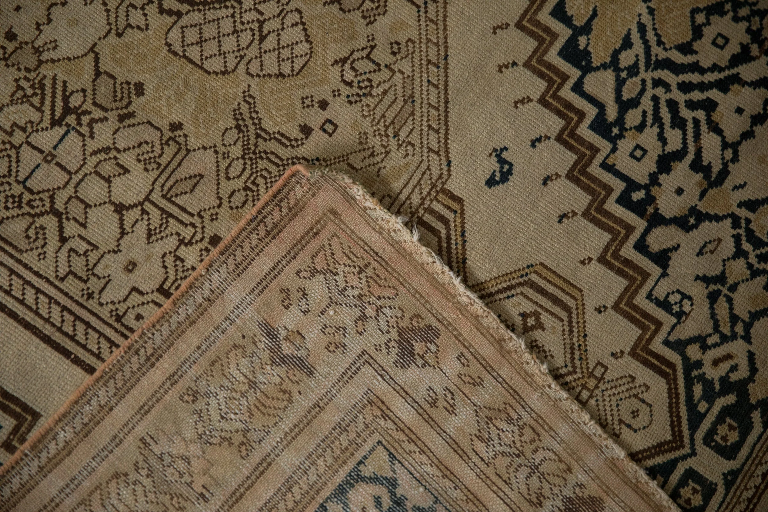 4.5x6.5 Antique Distressed Malayer Rug - Image 10