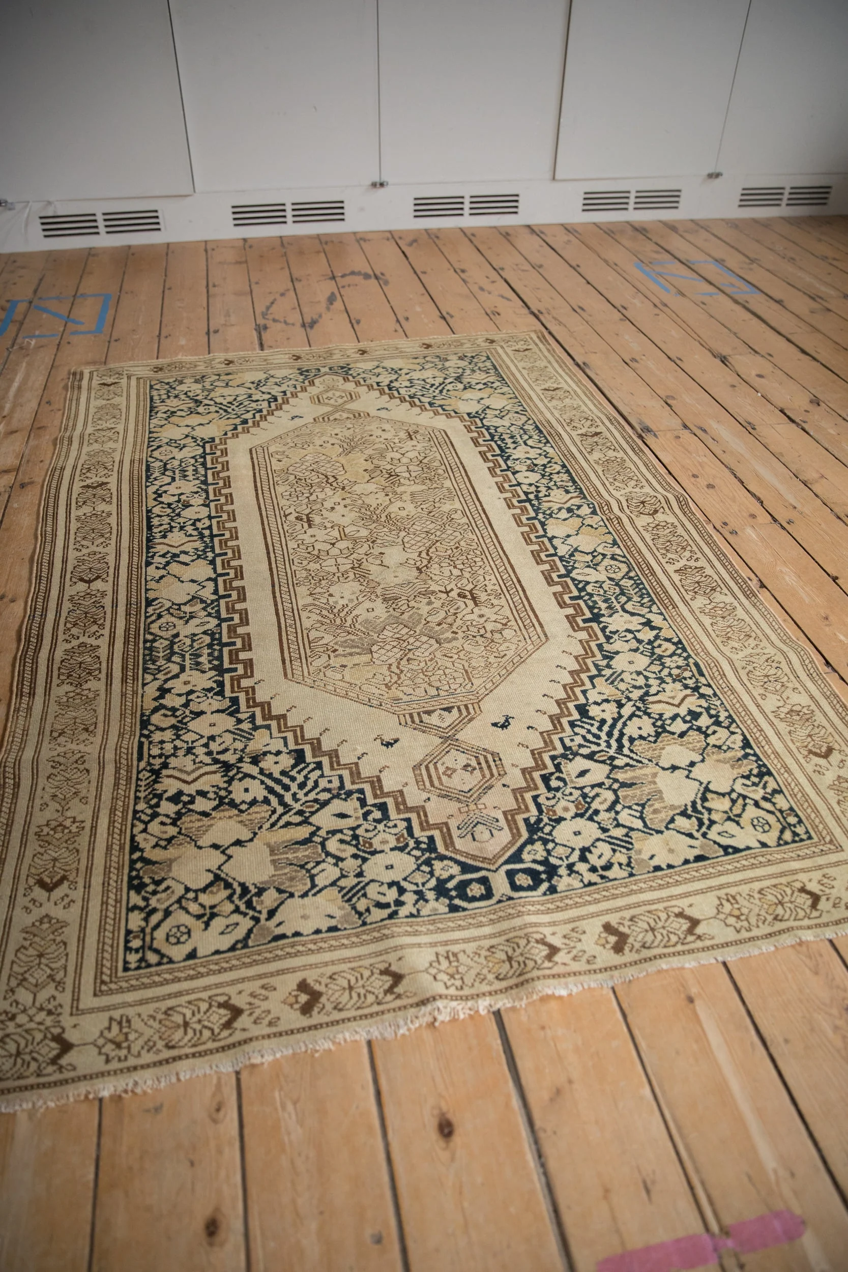 4.5x6.5 Antique Distressed Malayer Rug - Image 5