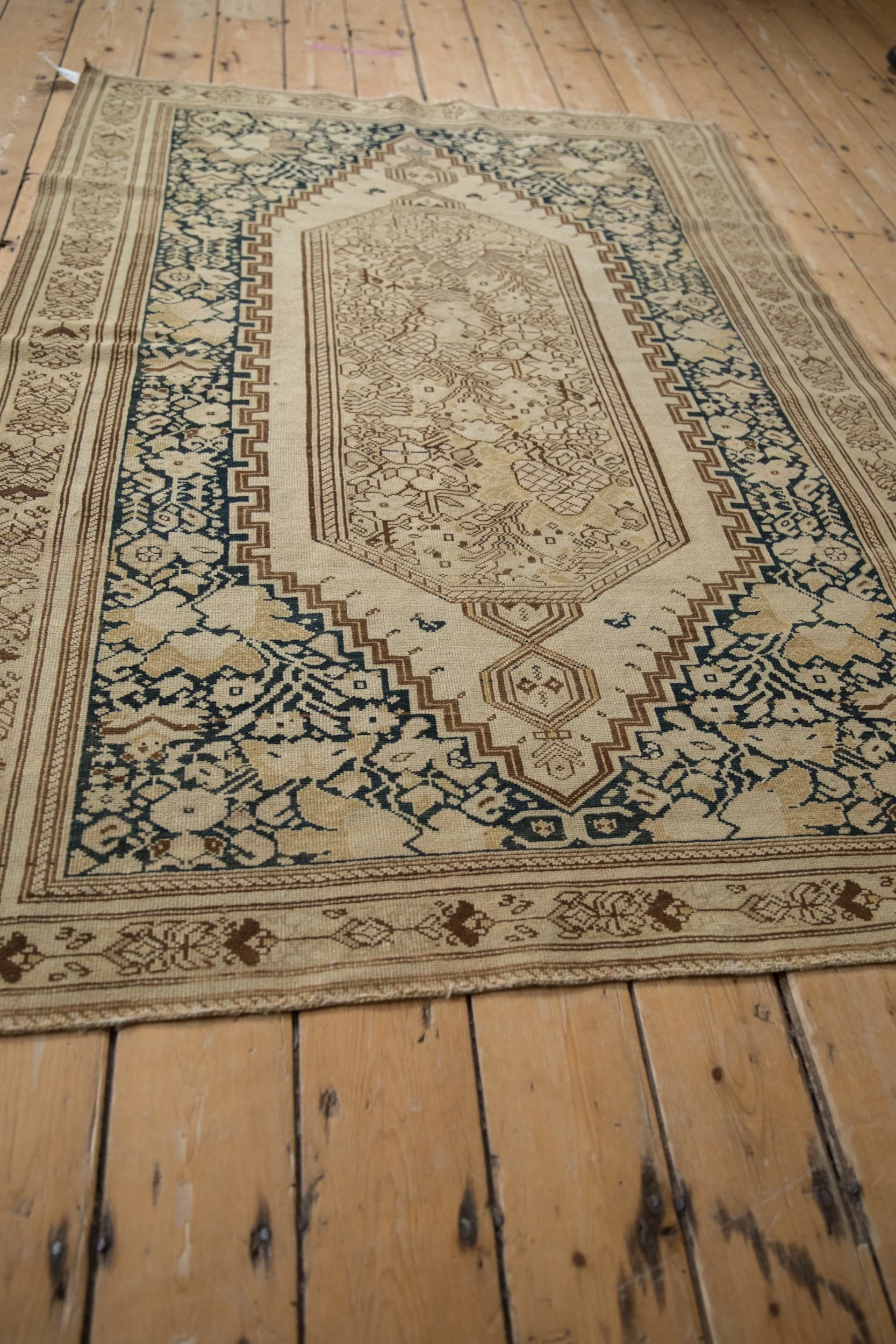 4.5x6.5 Antique Distressed Malayer Rug - Image 7