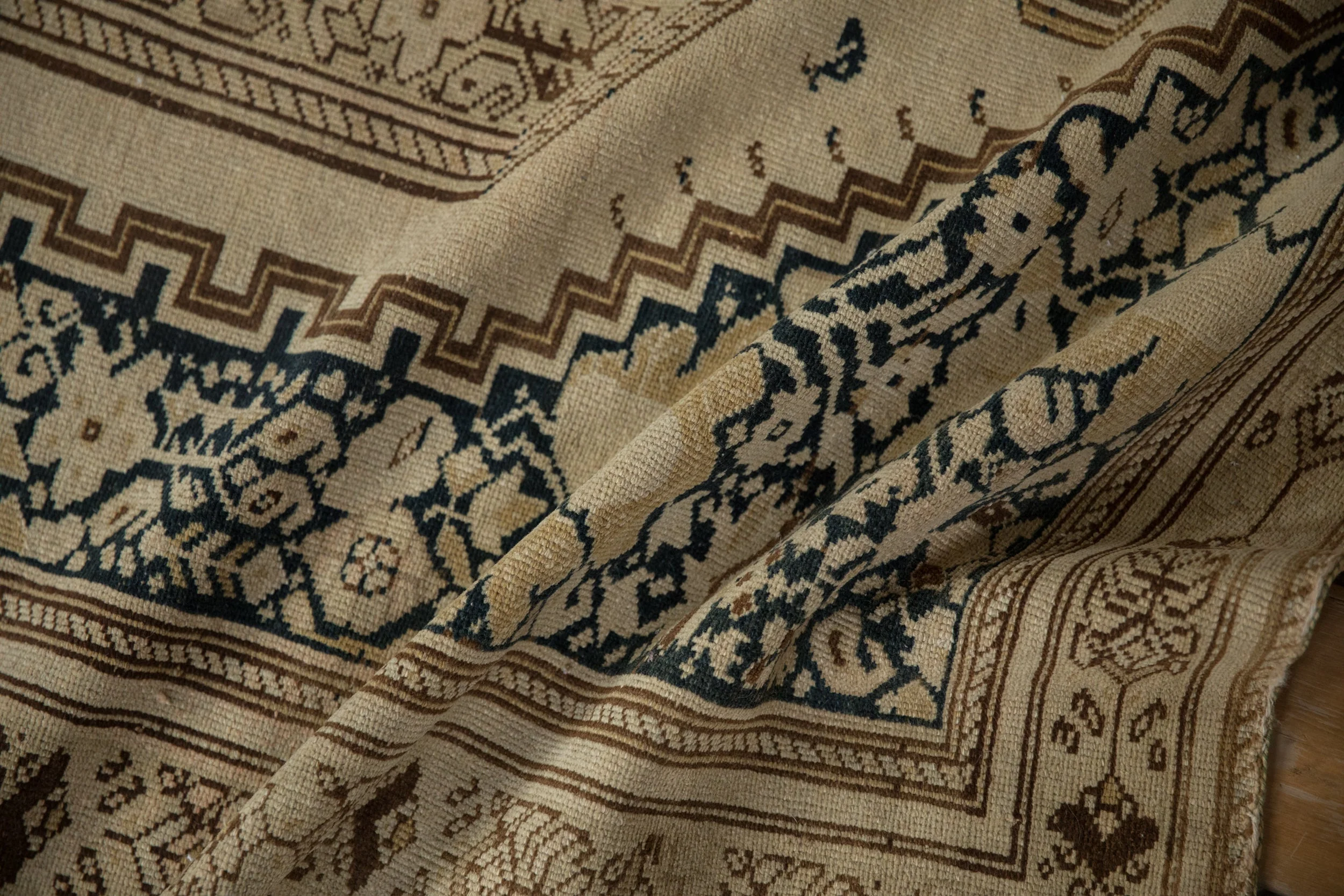 4.5x6.5 Antique Distressed Malayer Rug - Image 9