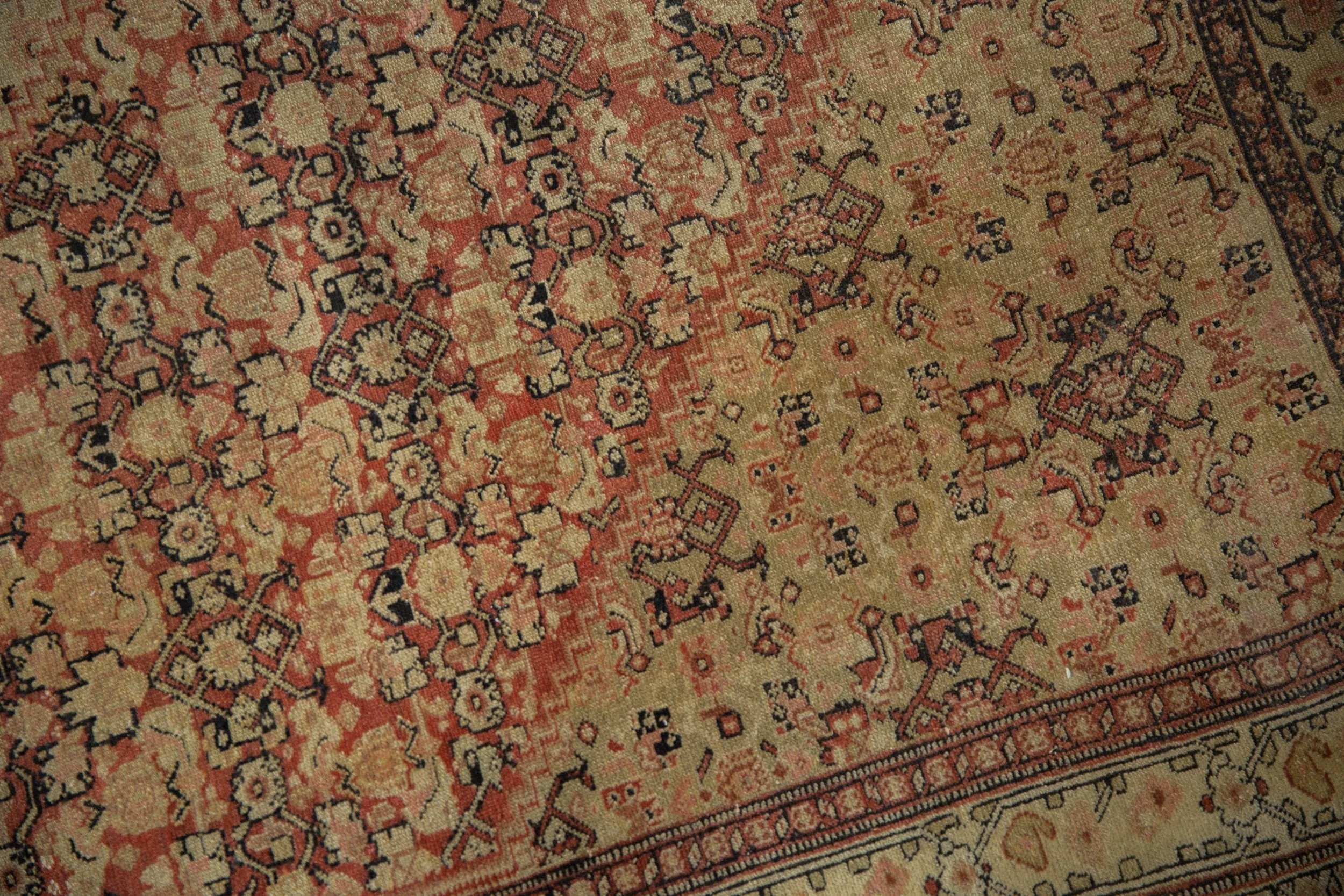 4.5x6.5 Antique Fine Distressed Senneh Rug - Image 6