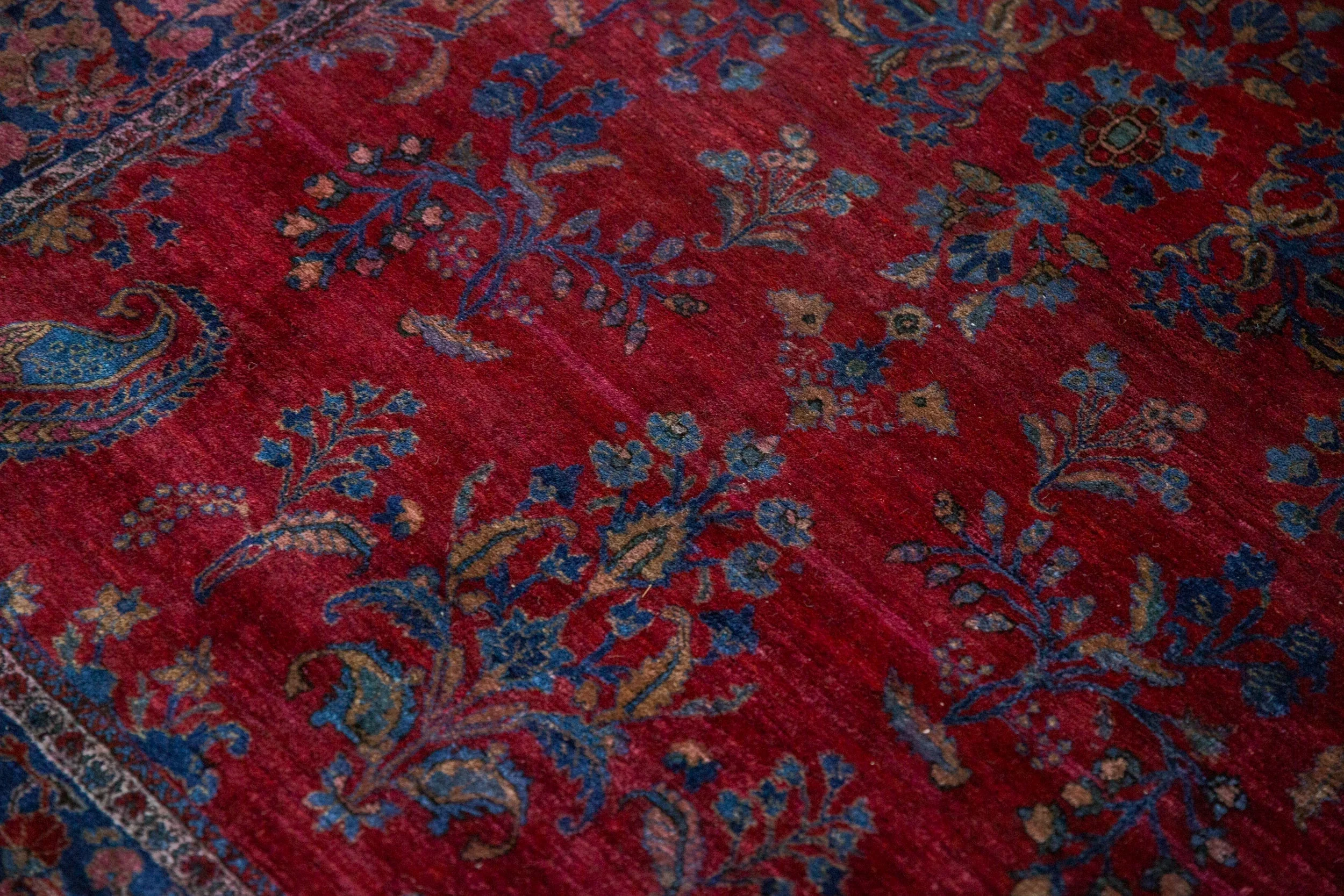 4.5x6.5 Antique Fine Kashan Rug - Image 11