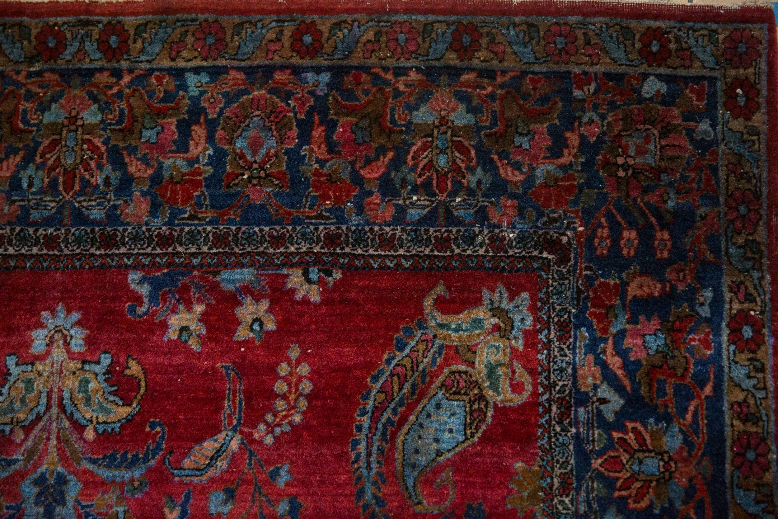 4.5x6.5 Antique Fine Kashan Rug - Image 3