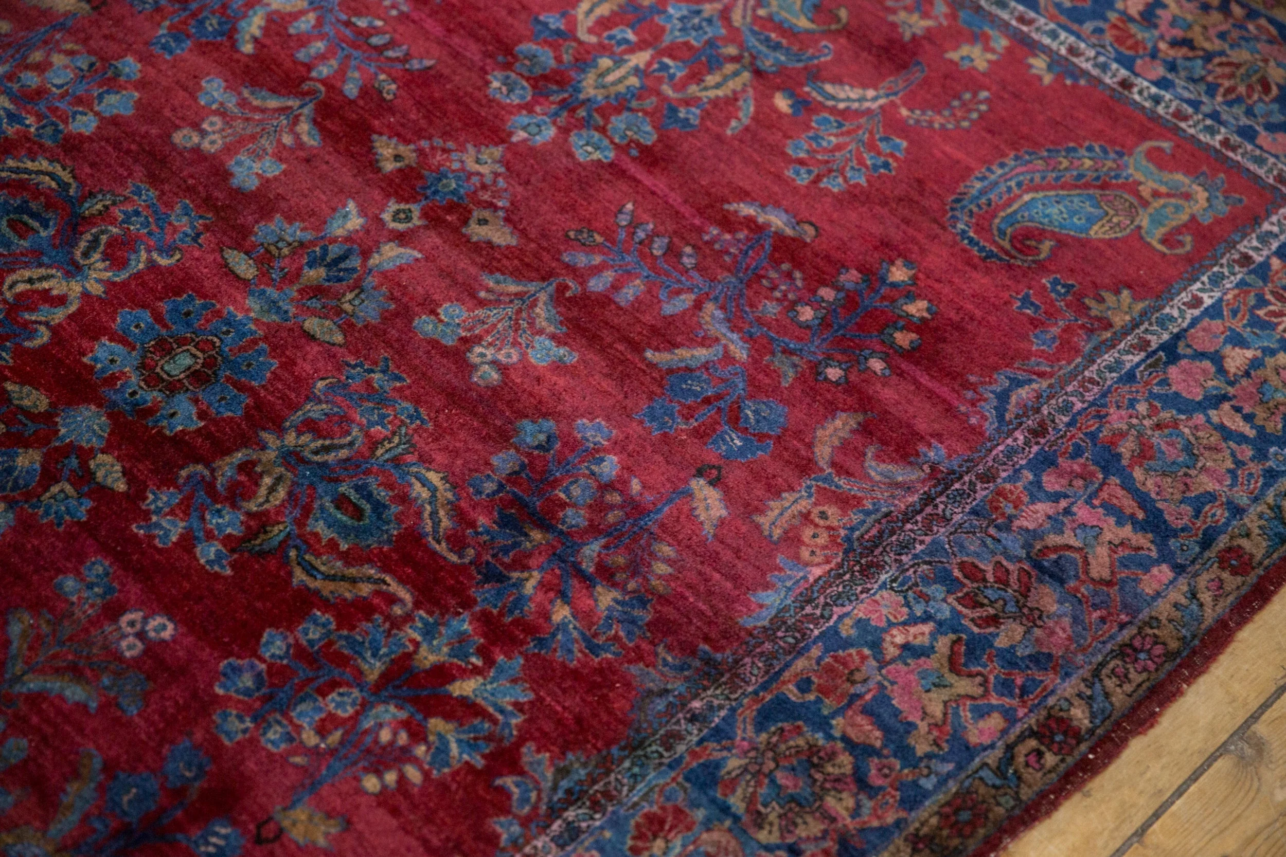 4.5x6.5 Antique Fine Kashan Rug - Image 7