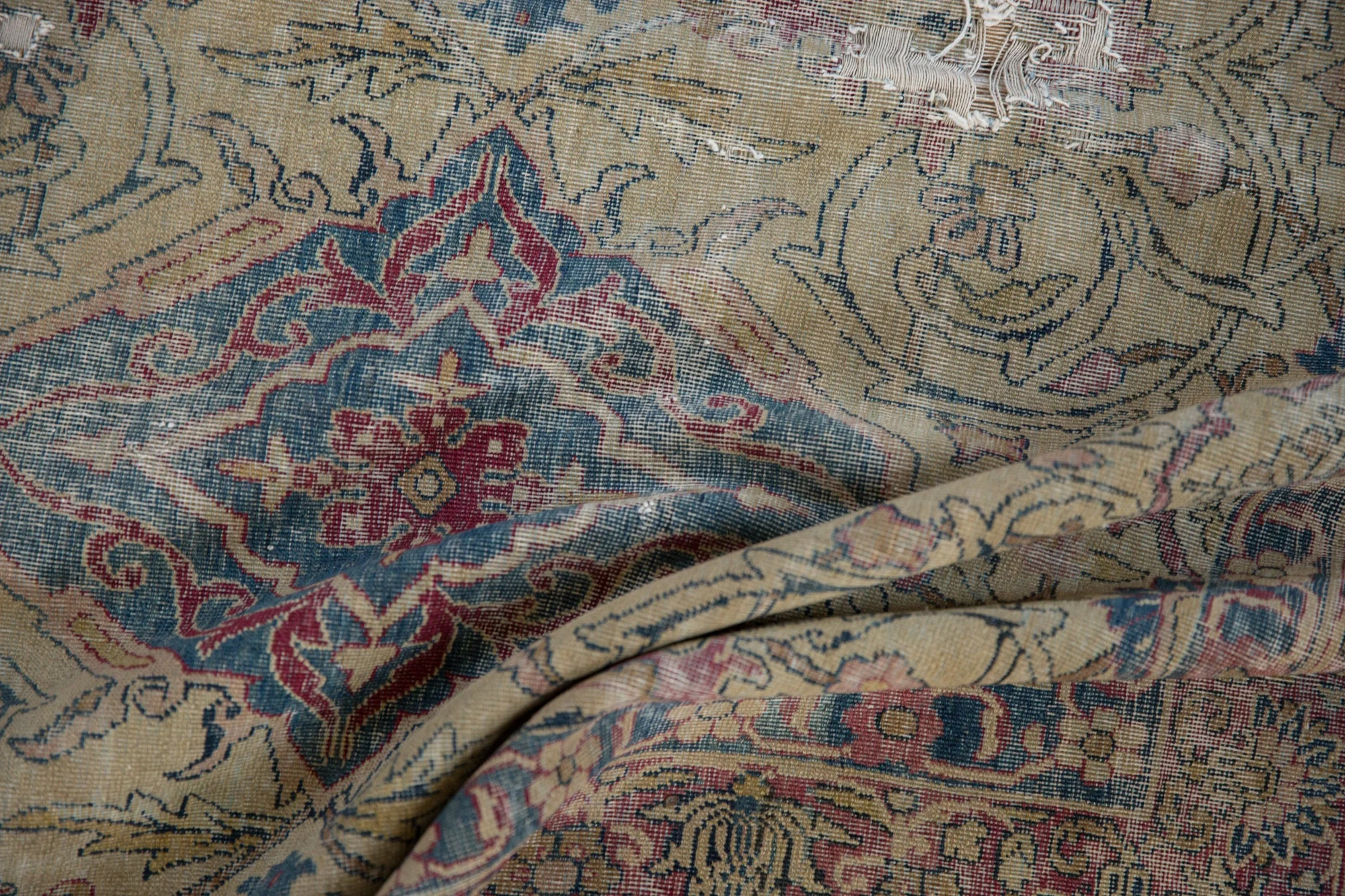 4.5x6.5 Antique Kermanshah Rug - Image 11