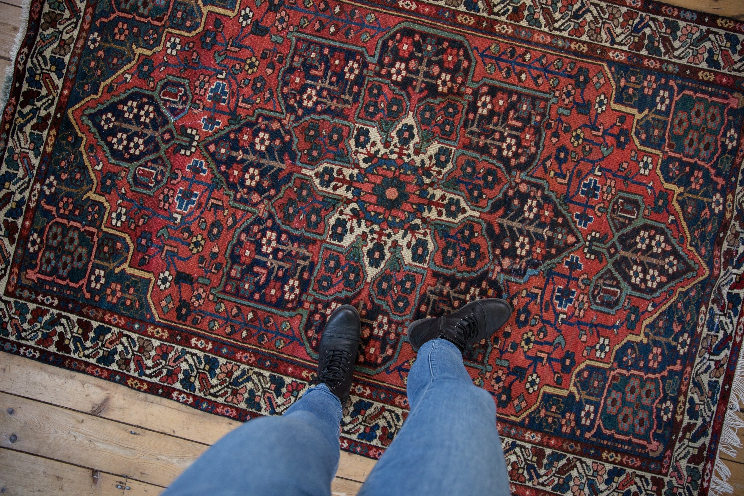 4.5x6.5 Vintage Baktiari Rug - Image 2