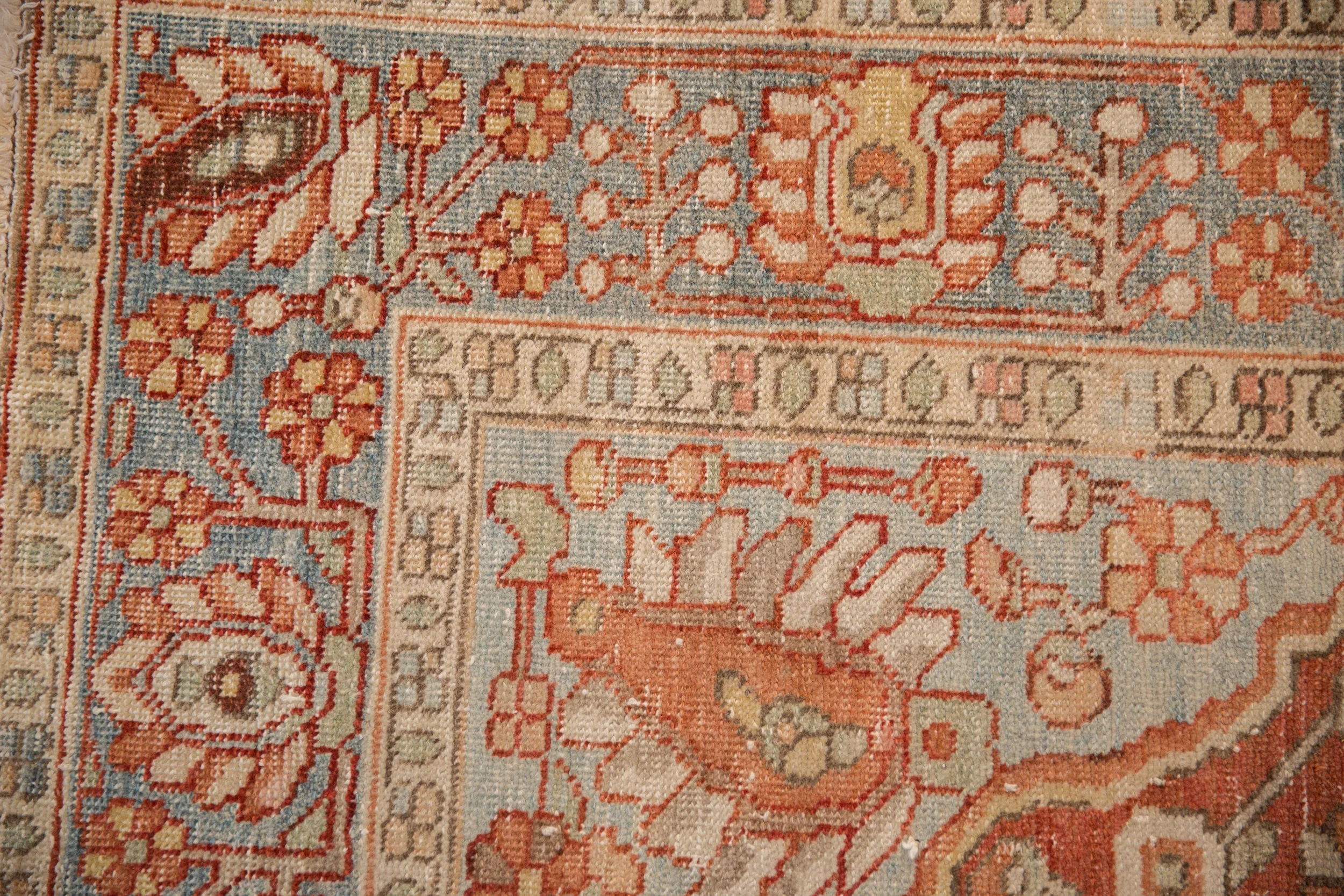4.5x6.5 Vintage Distressed Baktiari Rug - Image 3