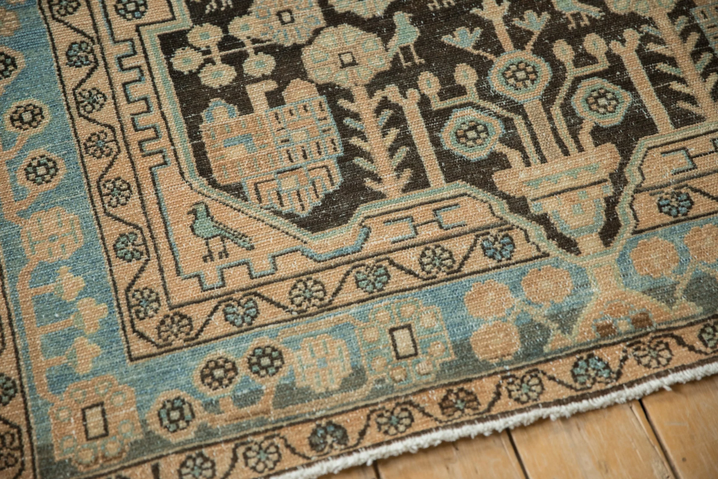 4.5x6.5 Vintage Distressed Hamadan Rug - Image 10