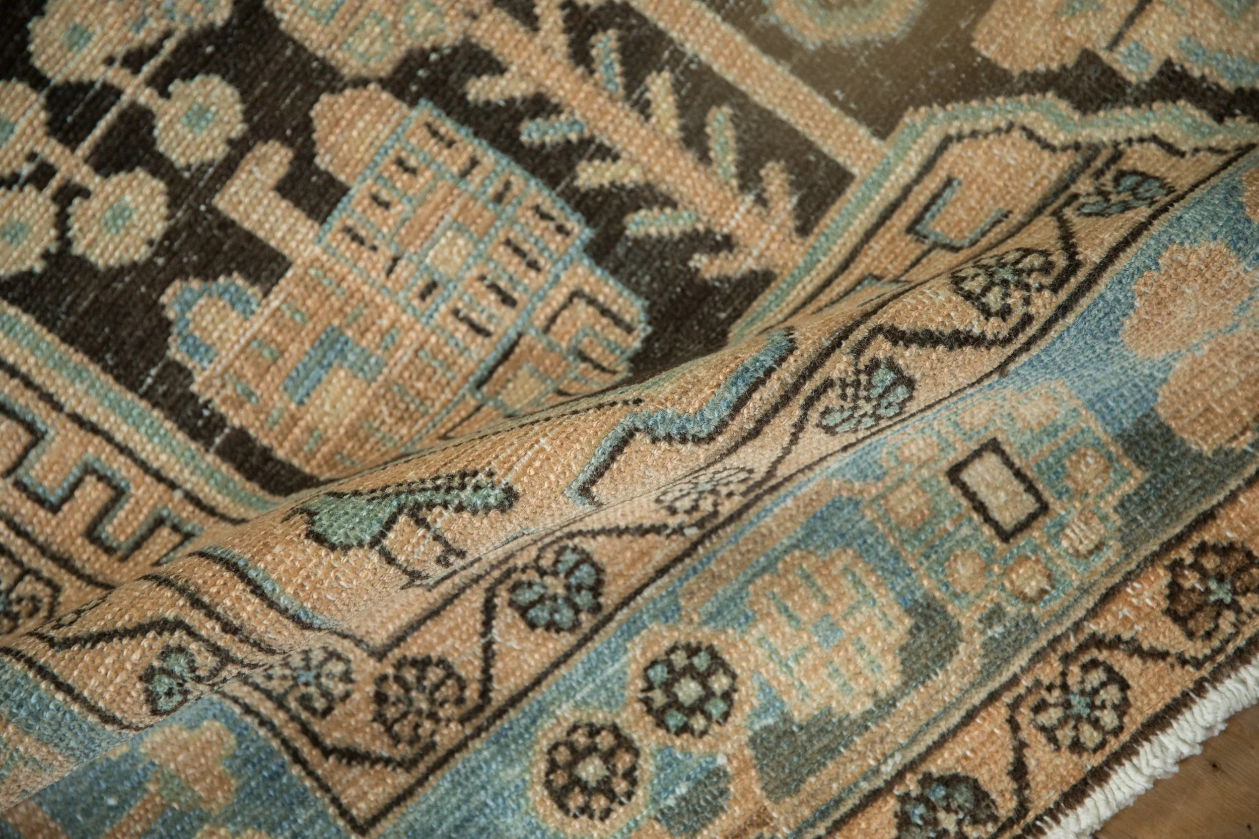 4.5x6.5 Vintage Distressed Hamadan Rug - Image 11