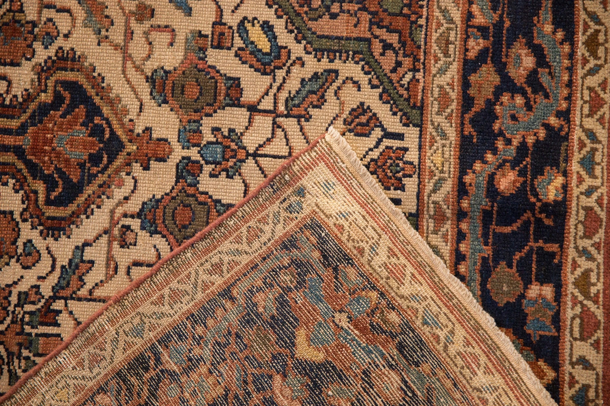 4.5x6.5 Vintage Distressed Malayer Rug - Image 10