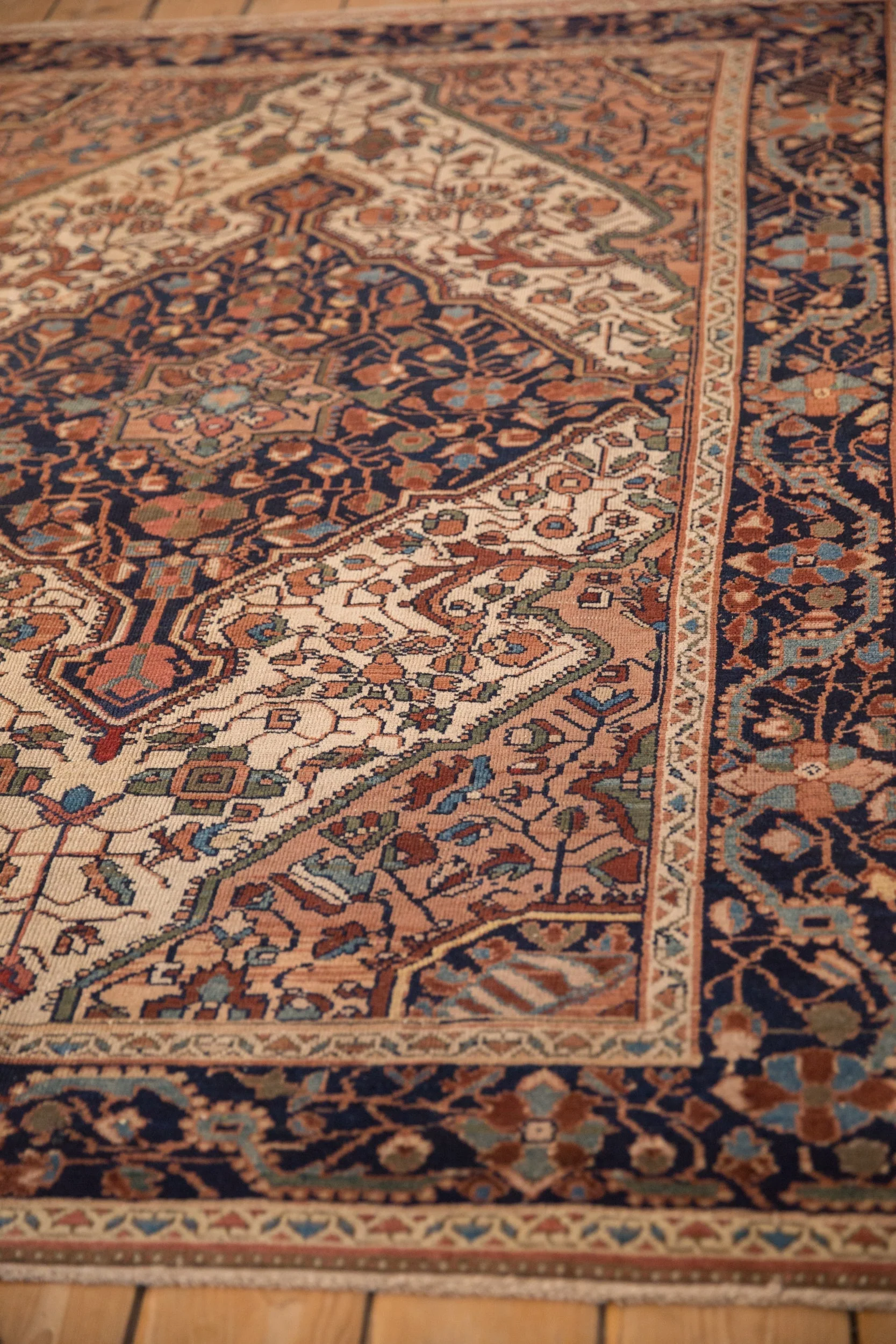 4.5x6.5 Vintage Distressed Malayer Rug - Image 5