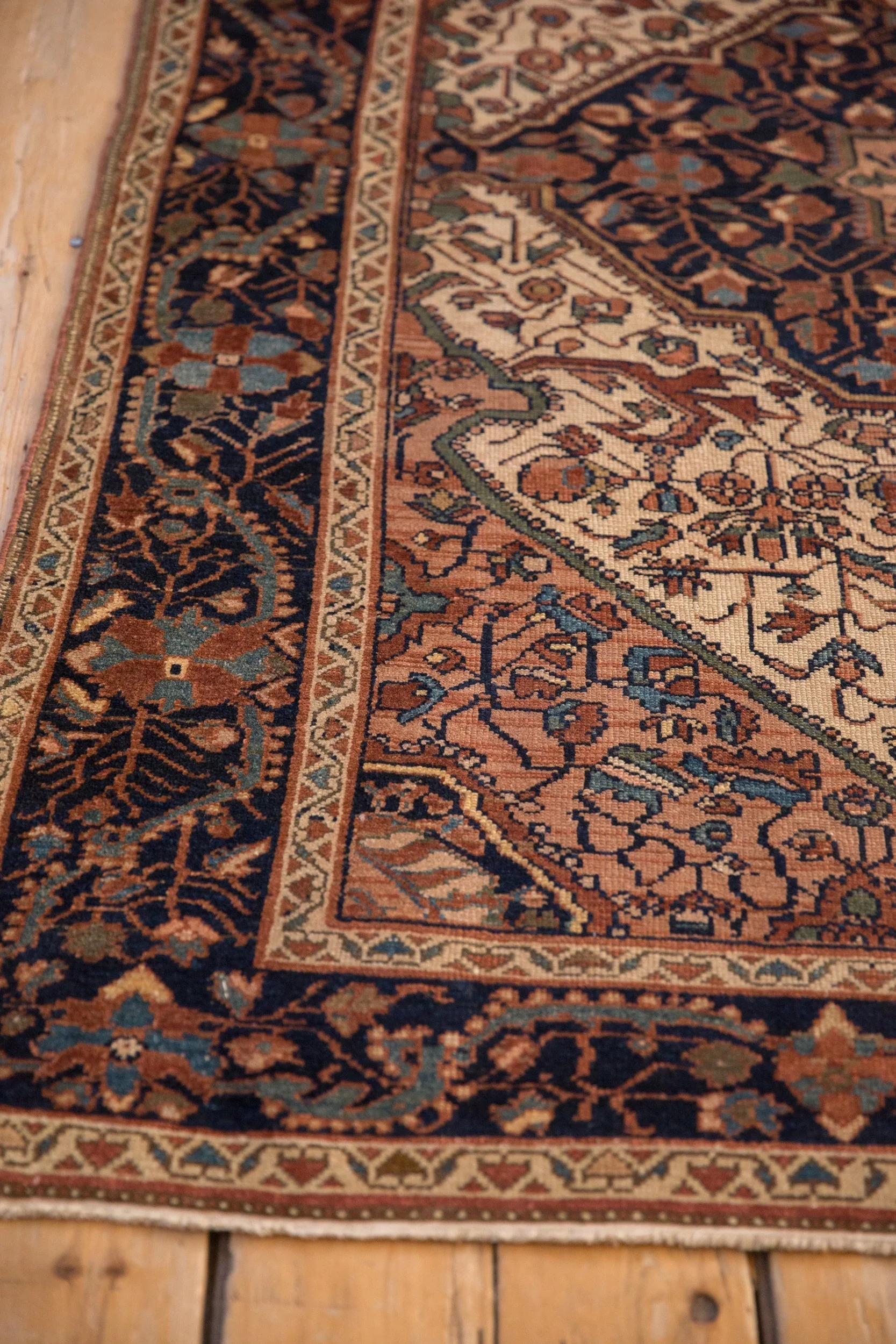 4.5x6.5 Vintage Distressed Malayer Rug - Image 8