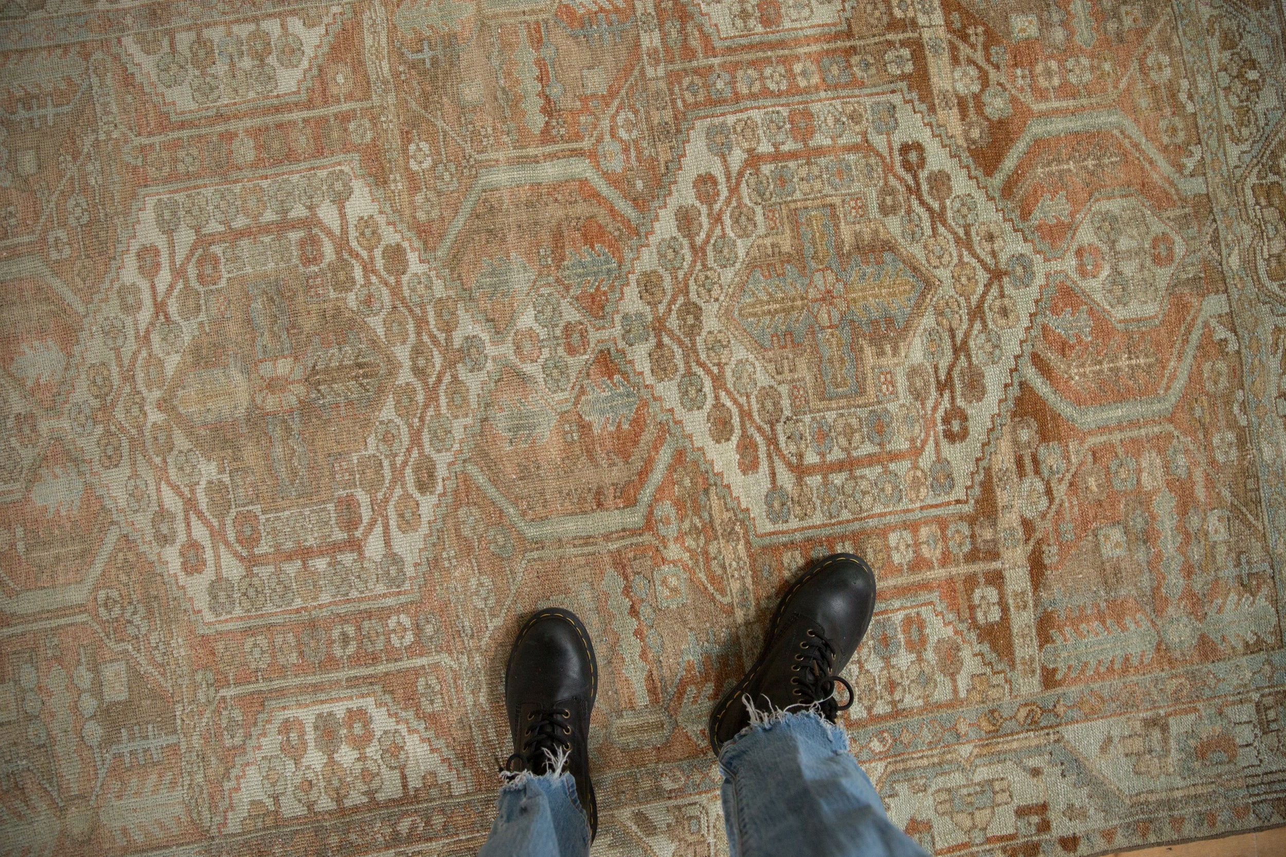 4.5x6.5 Vintage Distressed Malayer Rug - Image 2