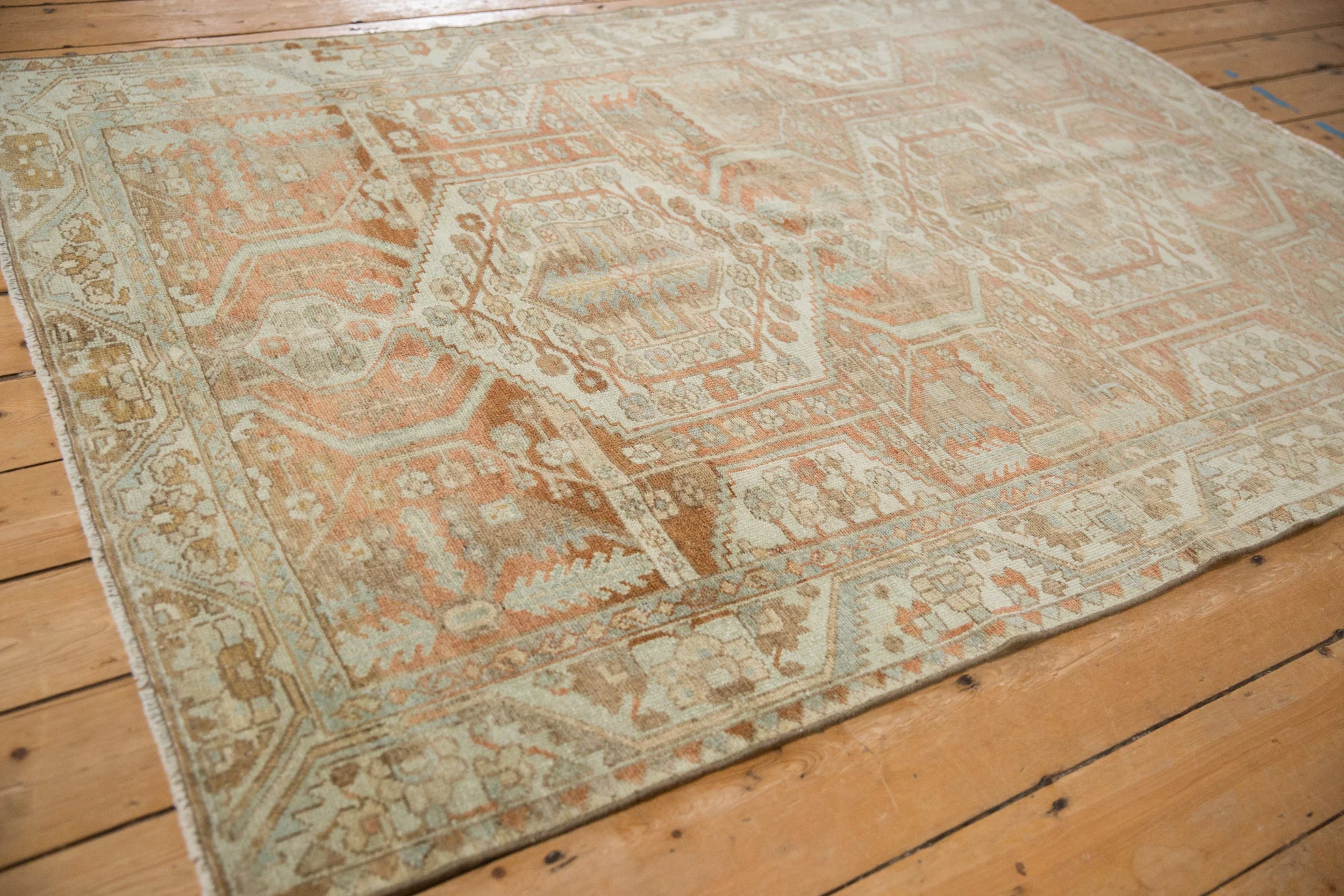 4.5x6.5 Vintage Distressed Malayer Rug - Image 5