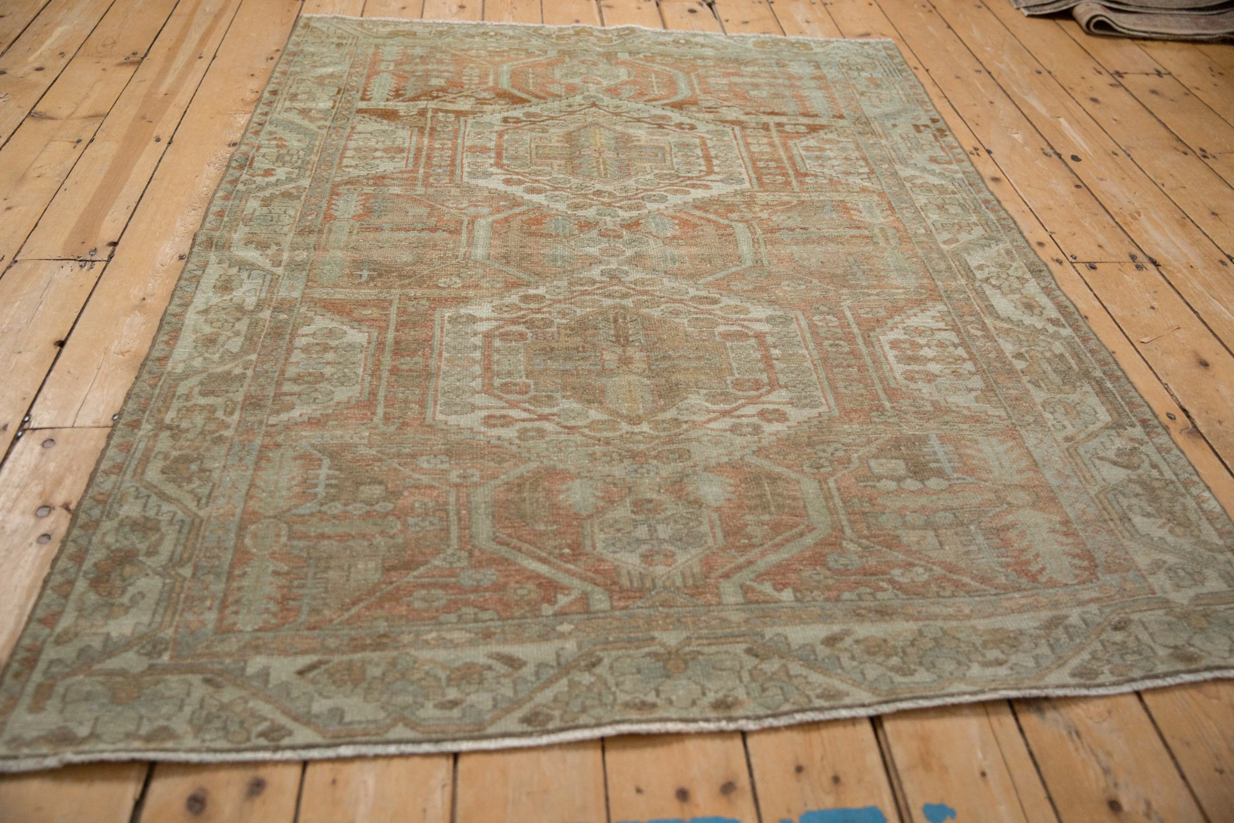 4.5x6.5 Vintage Distressed Malayer Rug - Image 8