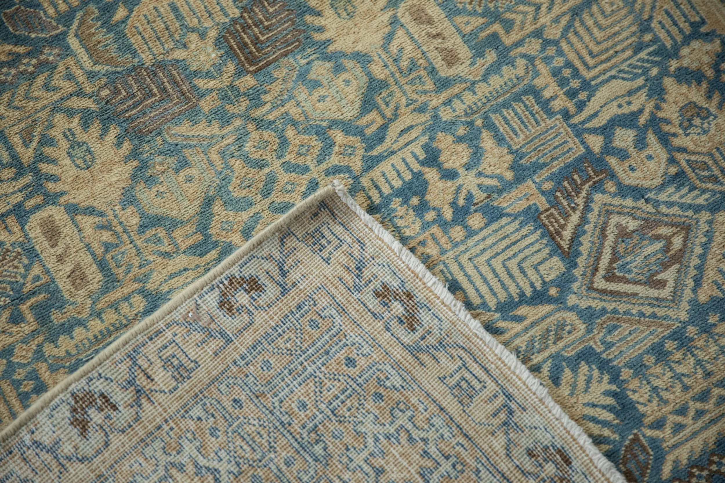 4.5x6.5 Vintage Distressed Tabriz Rug - Image 10