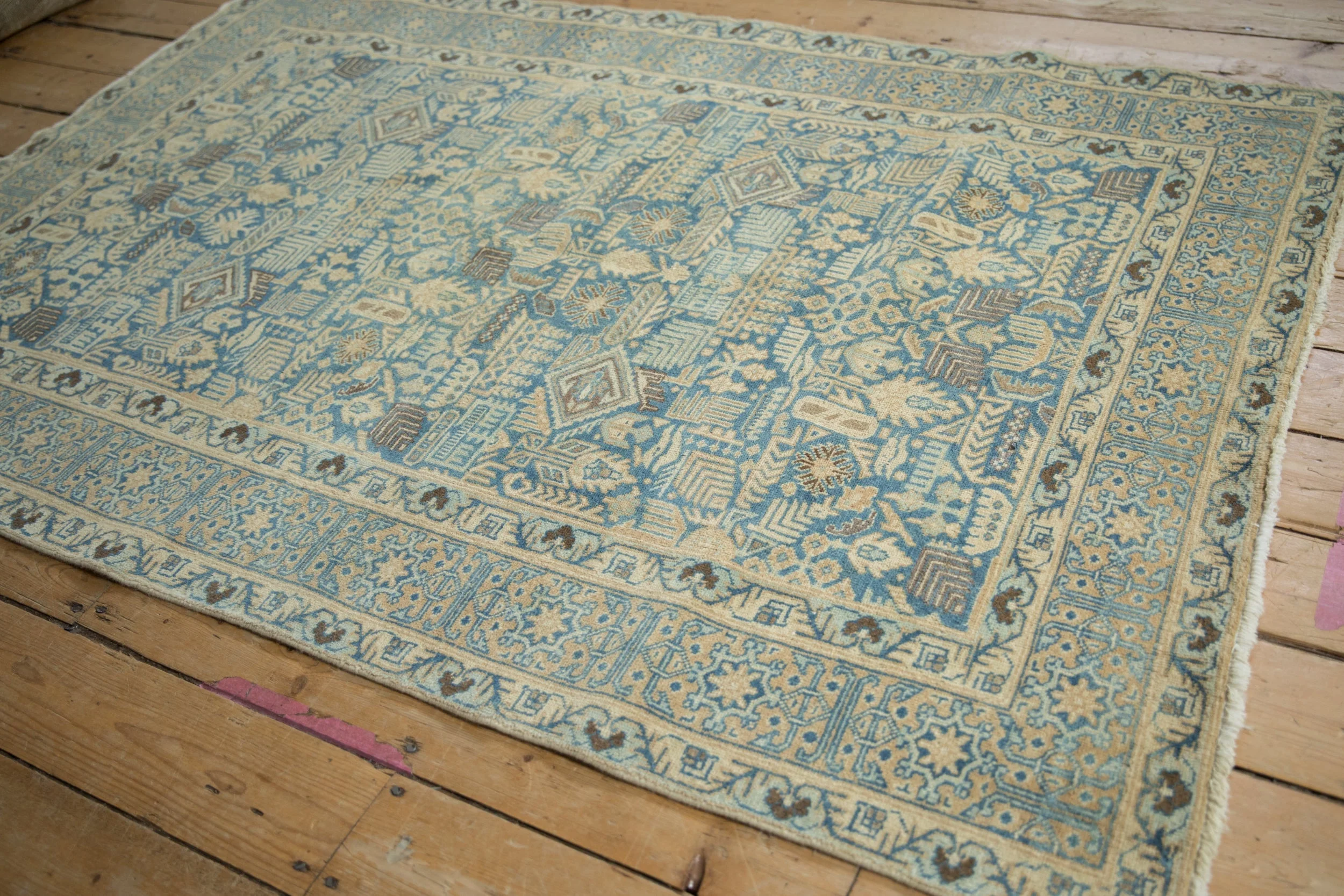 4.5x6.5 Vintage Distressed Tabriz Rug - Image 4