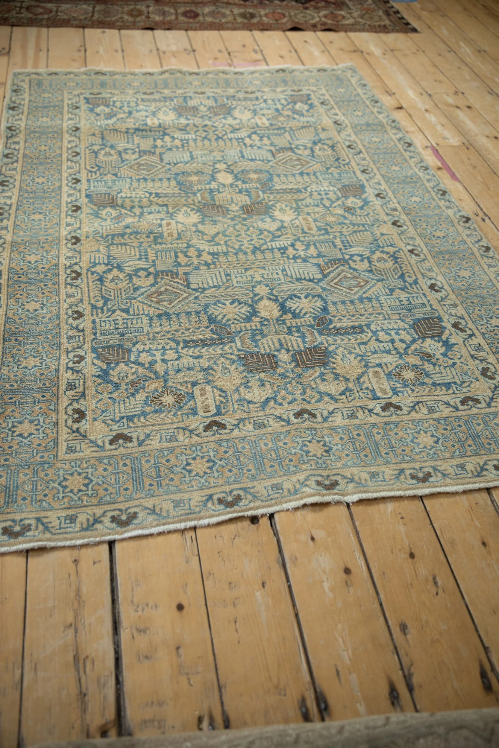 4.5x6.5 Vintage Distressed Tabriz Rug - Image 7
