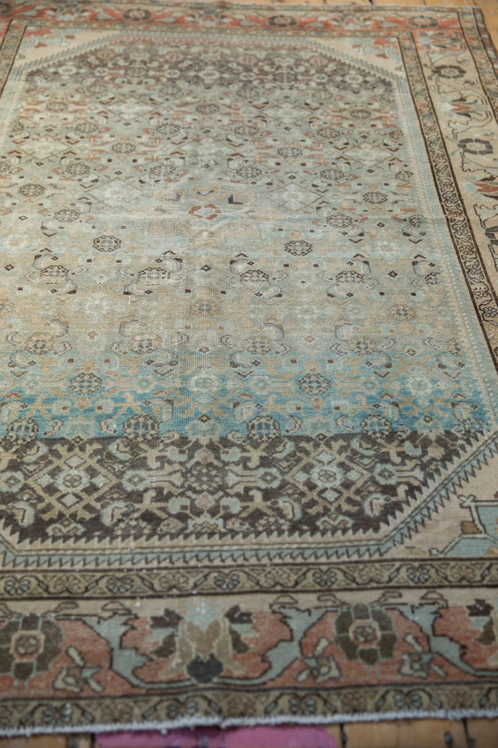 4.5x6.5 Vintage Fine Distressed Borchalou Rug - Image 6