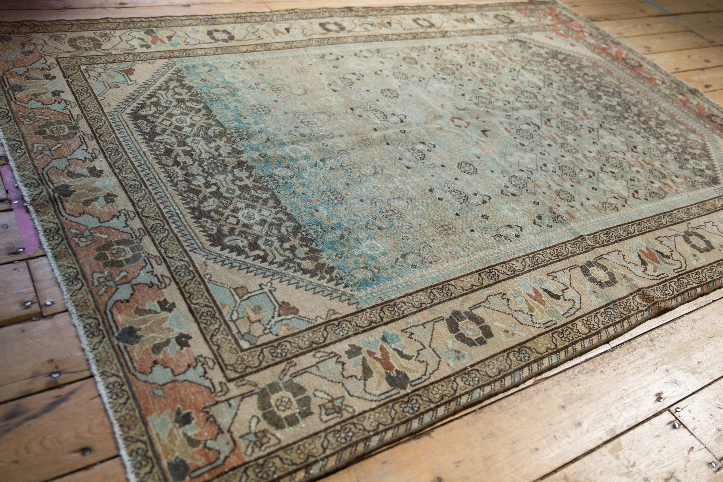 4.5x6.5 Vintage Fine Distressed Borchalou Rug - Image 7