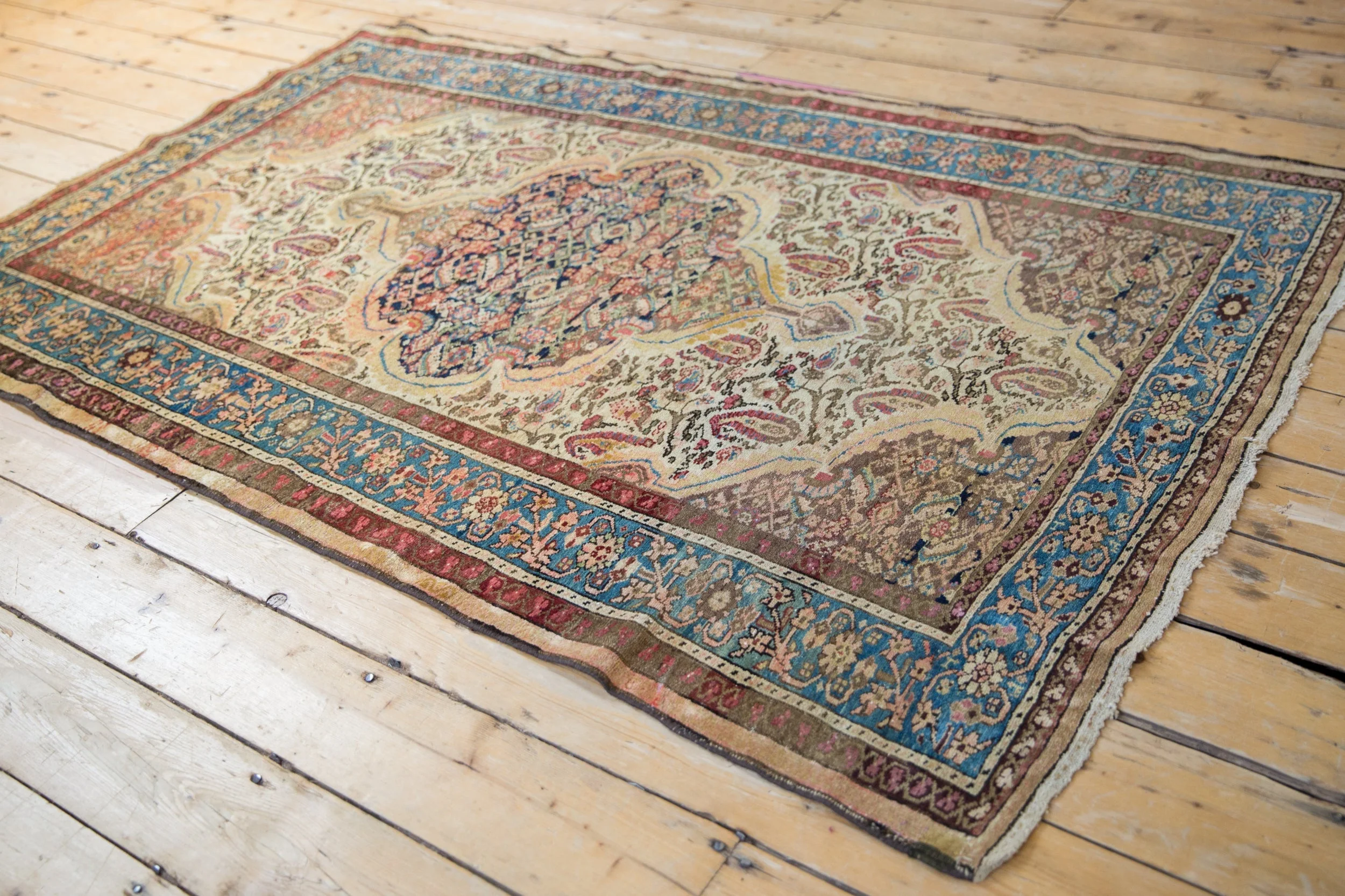 4.5x6.5 Vintage Fine Distressed Malayer Rug - Image 3