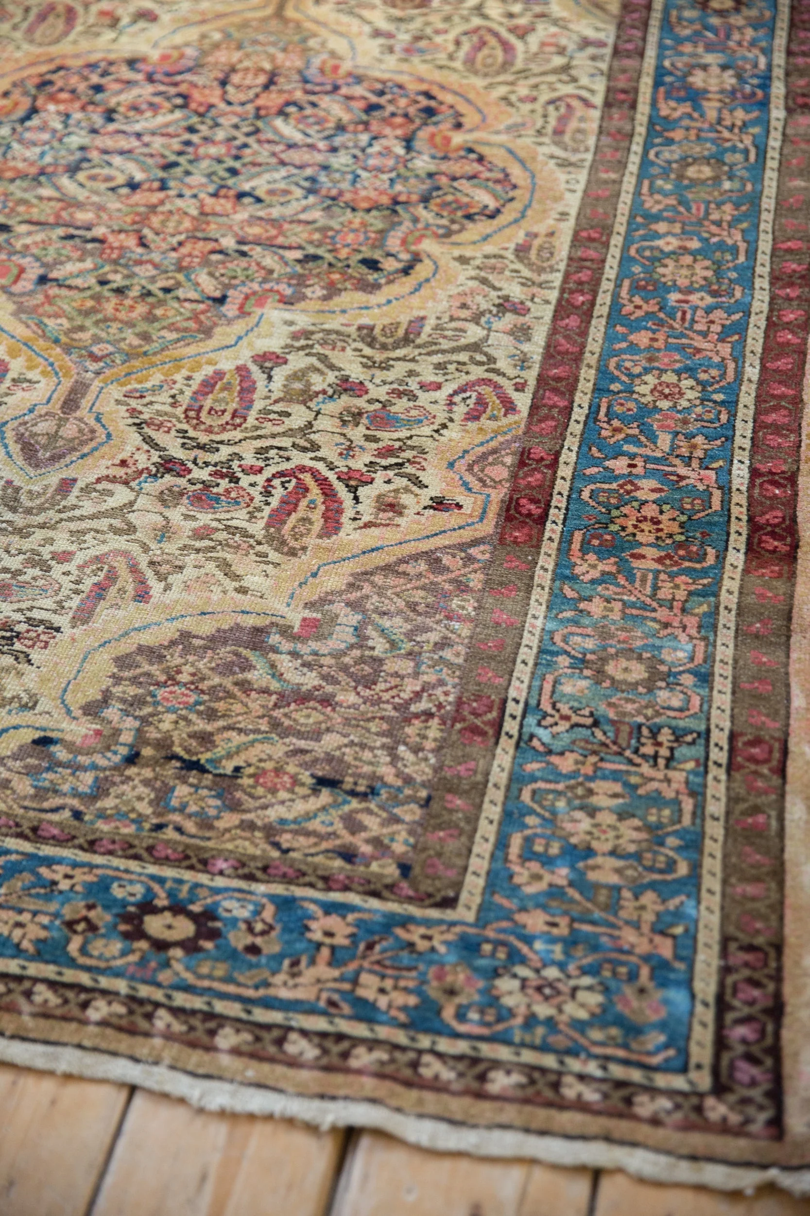 4.5x6.5 Vintage Fine Distressed Malayer Rug - Image 5