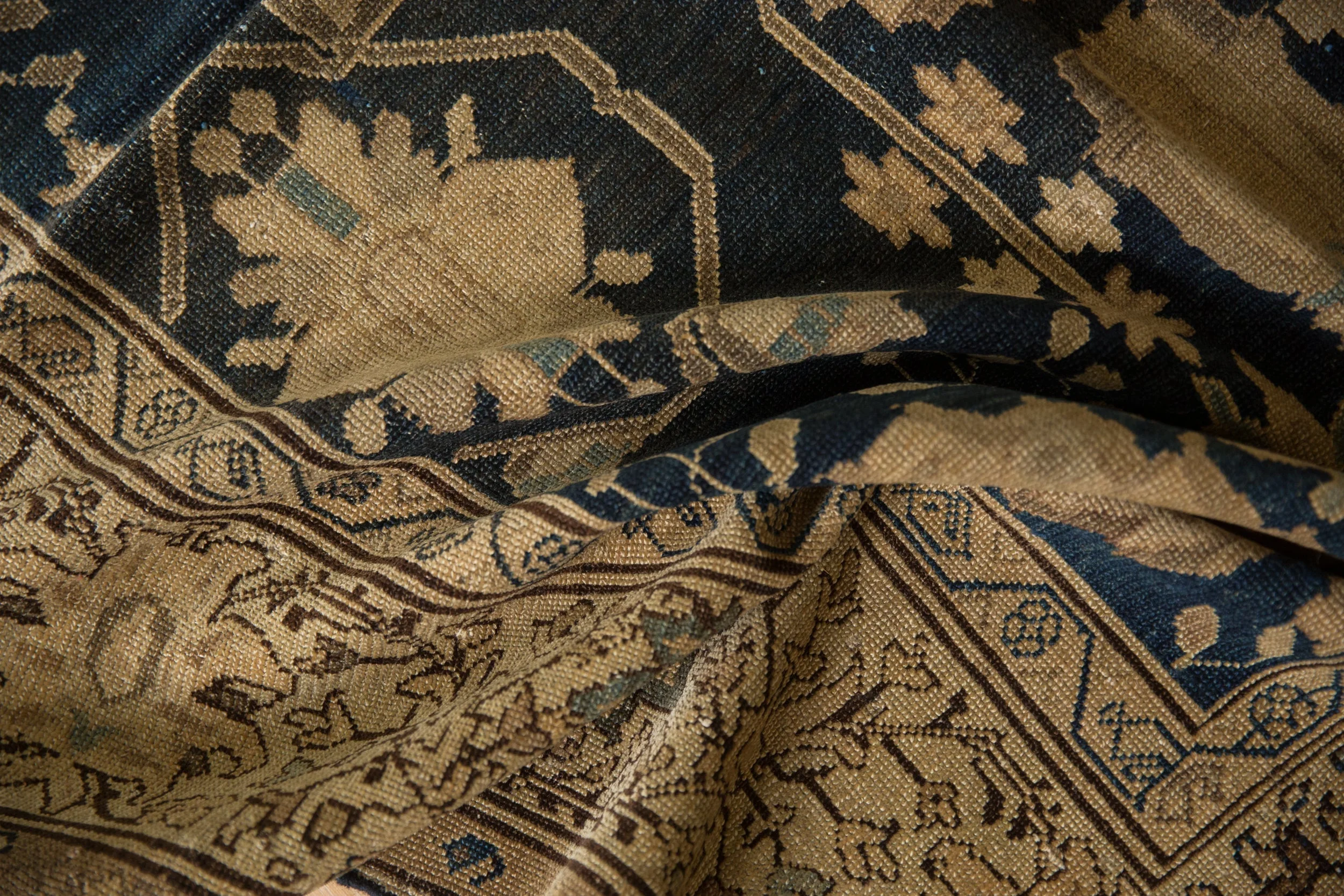 4.5x6.5 Vintage Fine Tea Washed Malayer Rug - Image 10