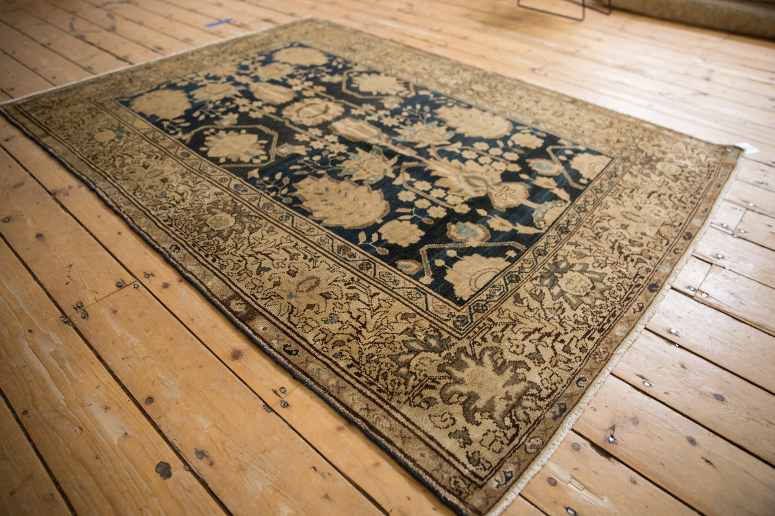 4.5x6.5 Vintage Fine Tea Washed Malayer Rug - Image 5