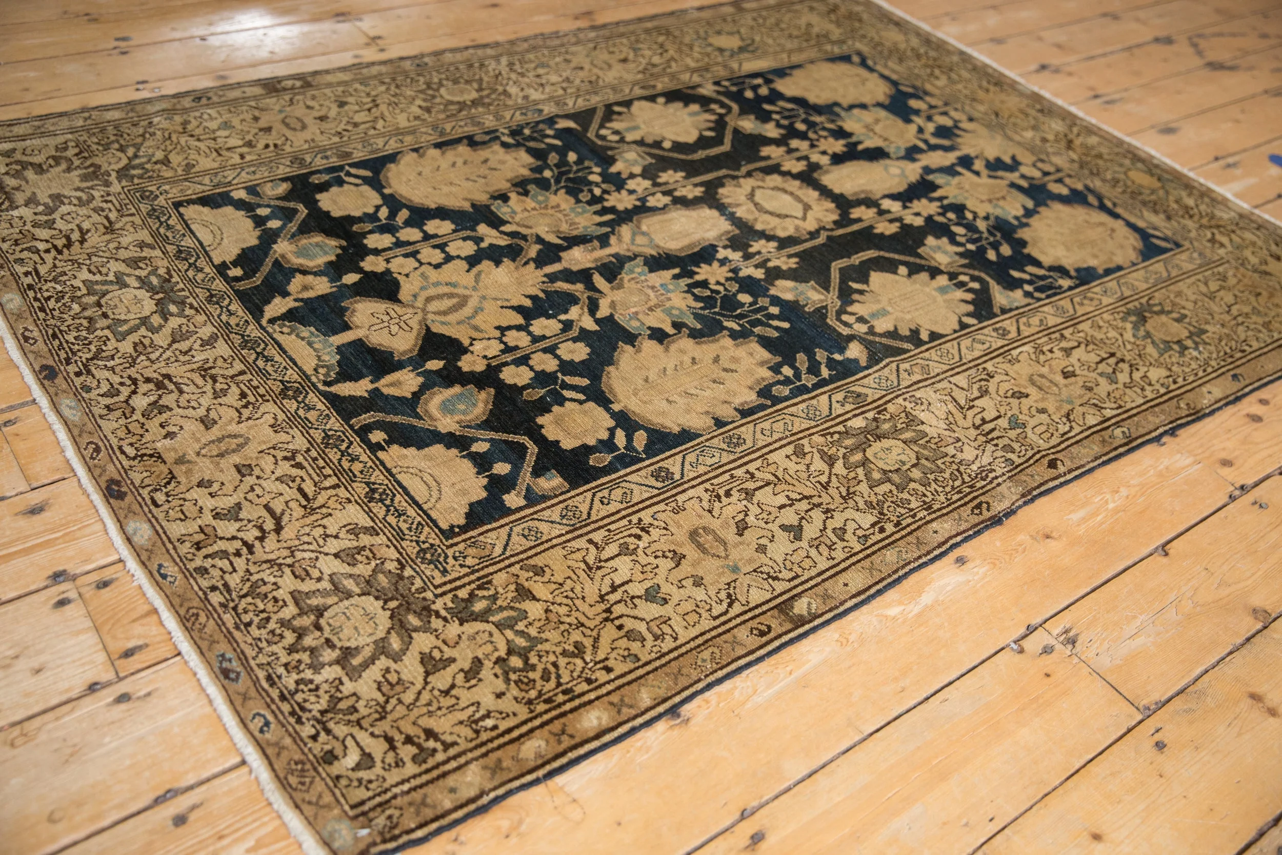 4.5x6.5 Vintage Fine Tea Washed Malayer Rug - Image 6