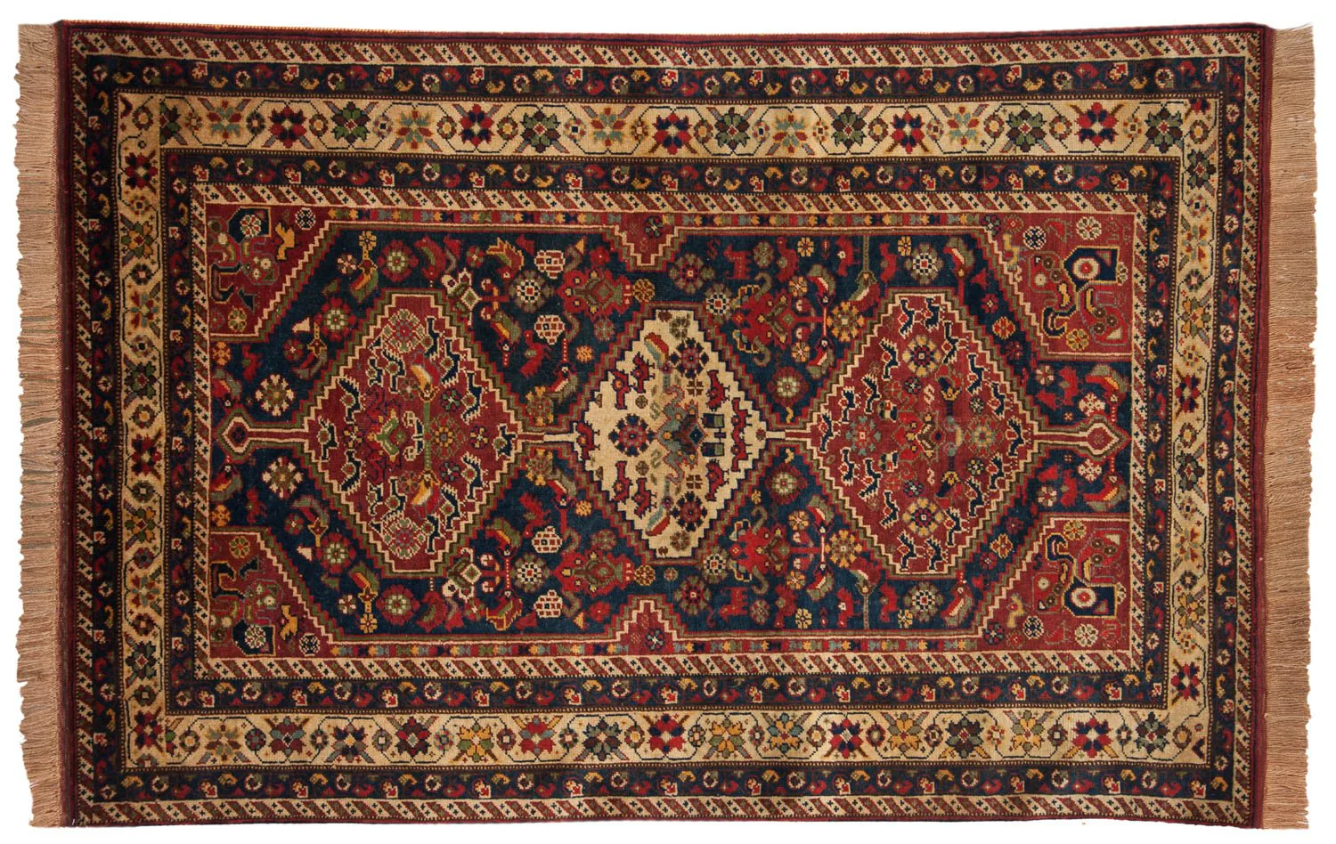4.5x6.5 Vintage Indian Shiraz Design Rug