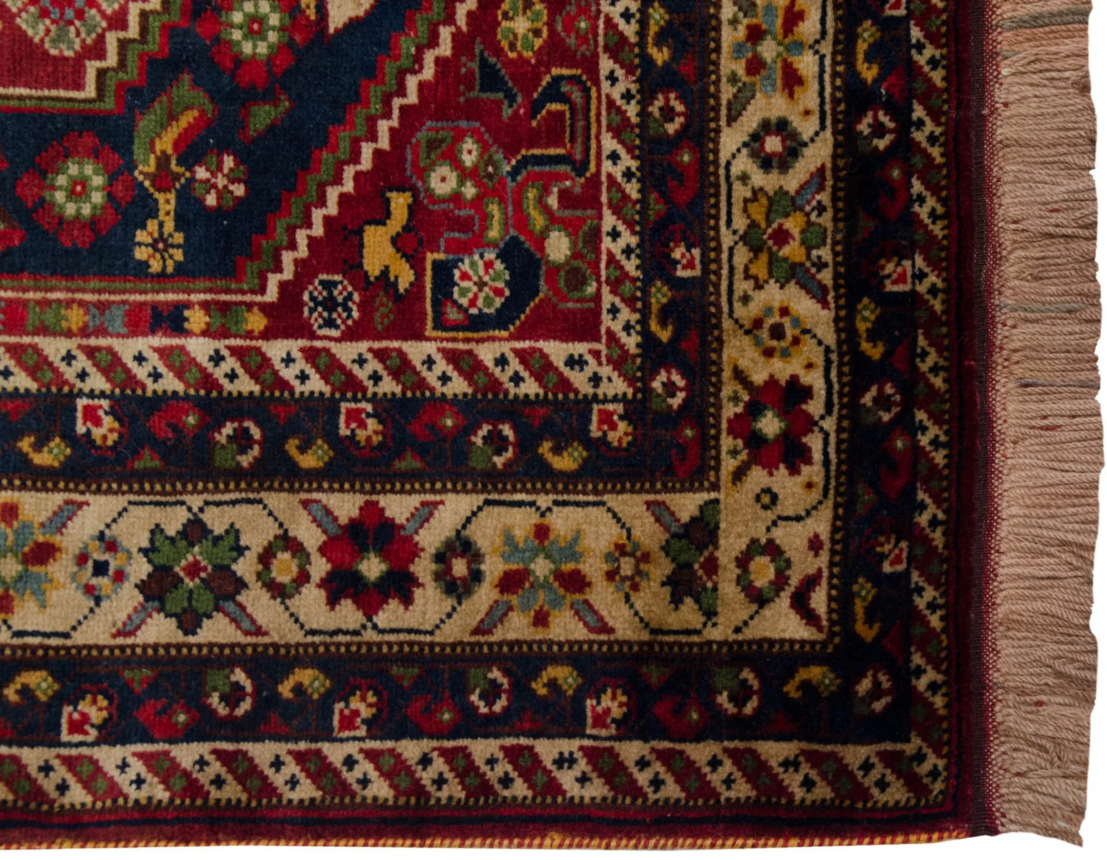 4.5x6.5 Vintage Indian Shiraz Design Rug - Image 6