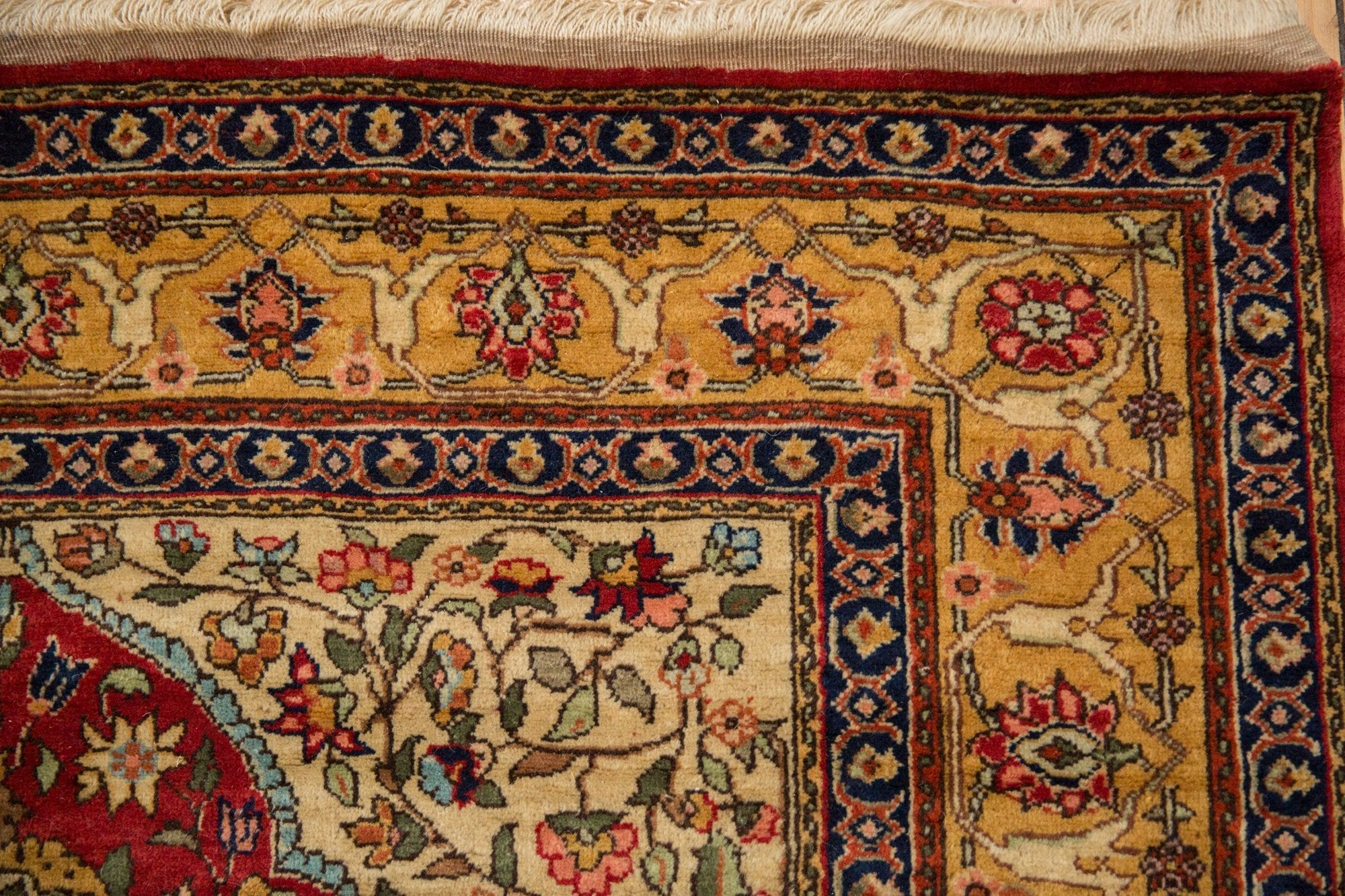 4.5x6.5 Vintage Romanian Hereke Design Rug - Image 7