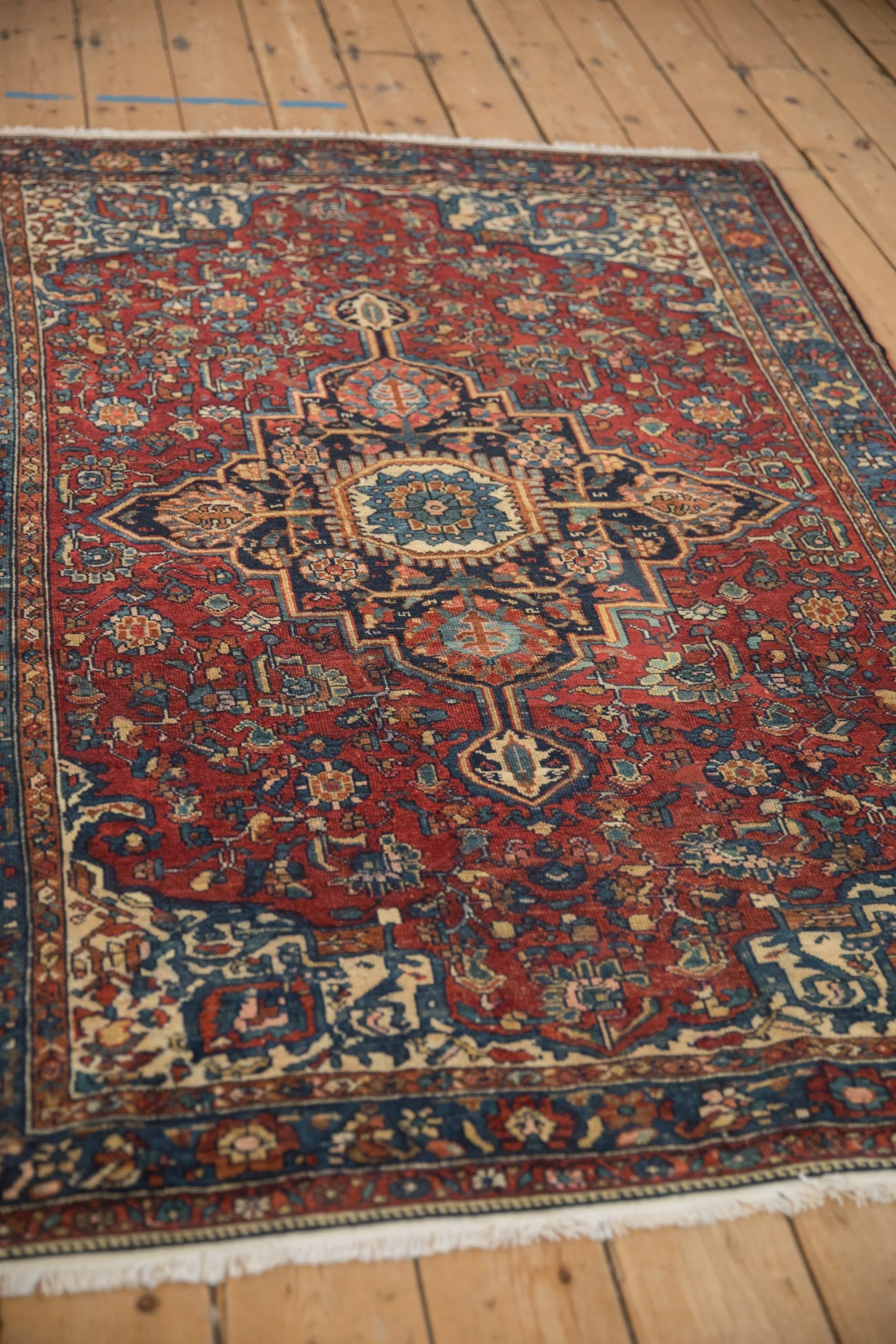 4.5x6 Antique Fine Malayer Rug - Image 5