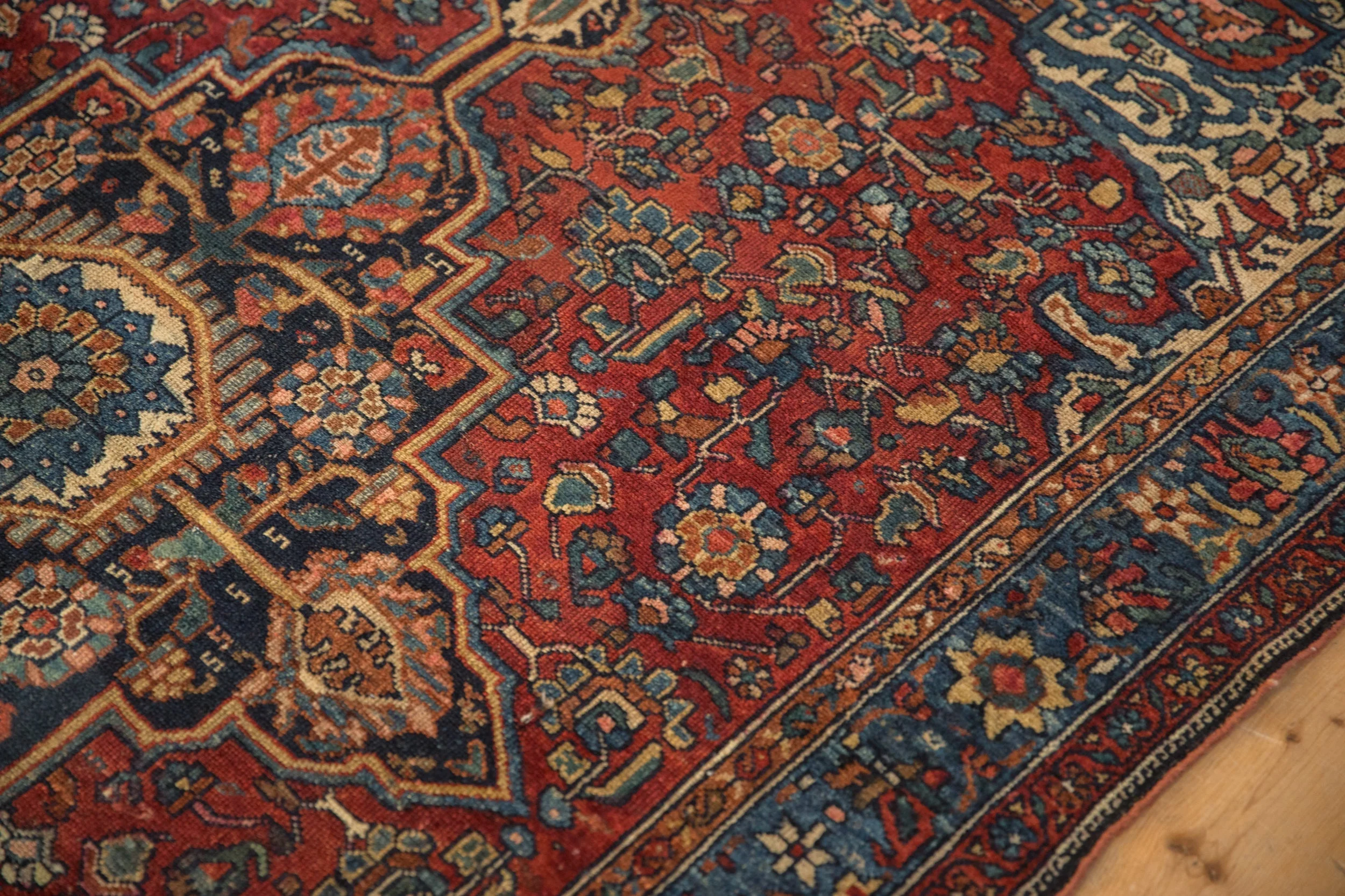4.5x6 Antique Fine Malayer Rug - Image 7