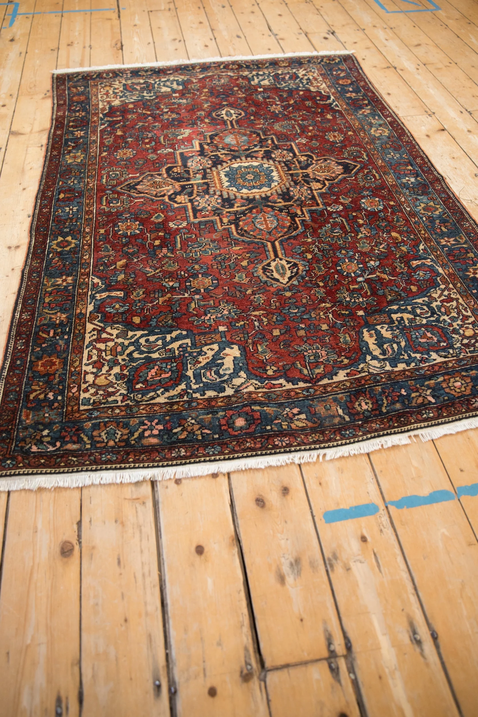 4.5x6 Antique Fine Malayer Rug - Image 8