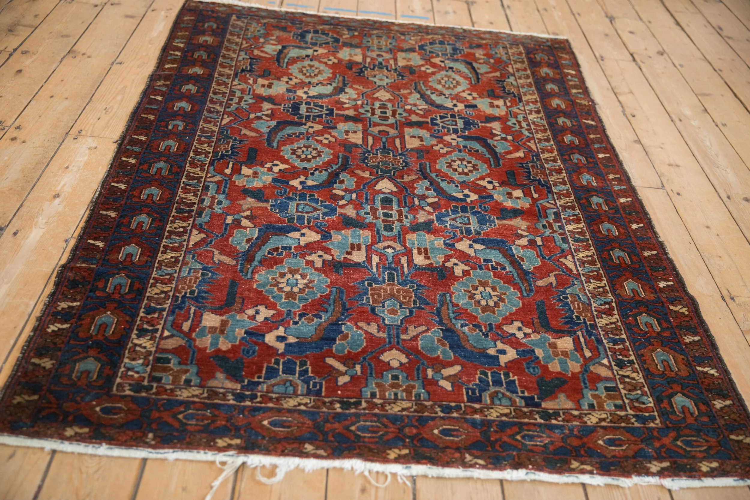 4.5x6 Antique Fine Malayer Rug - Image 4
