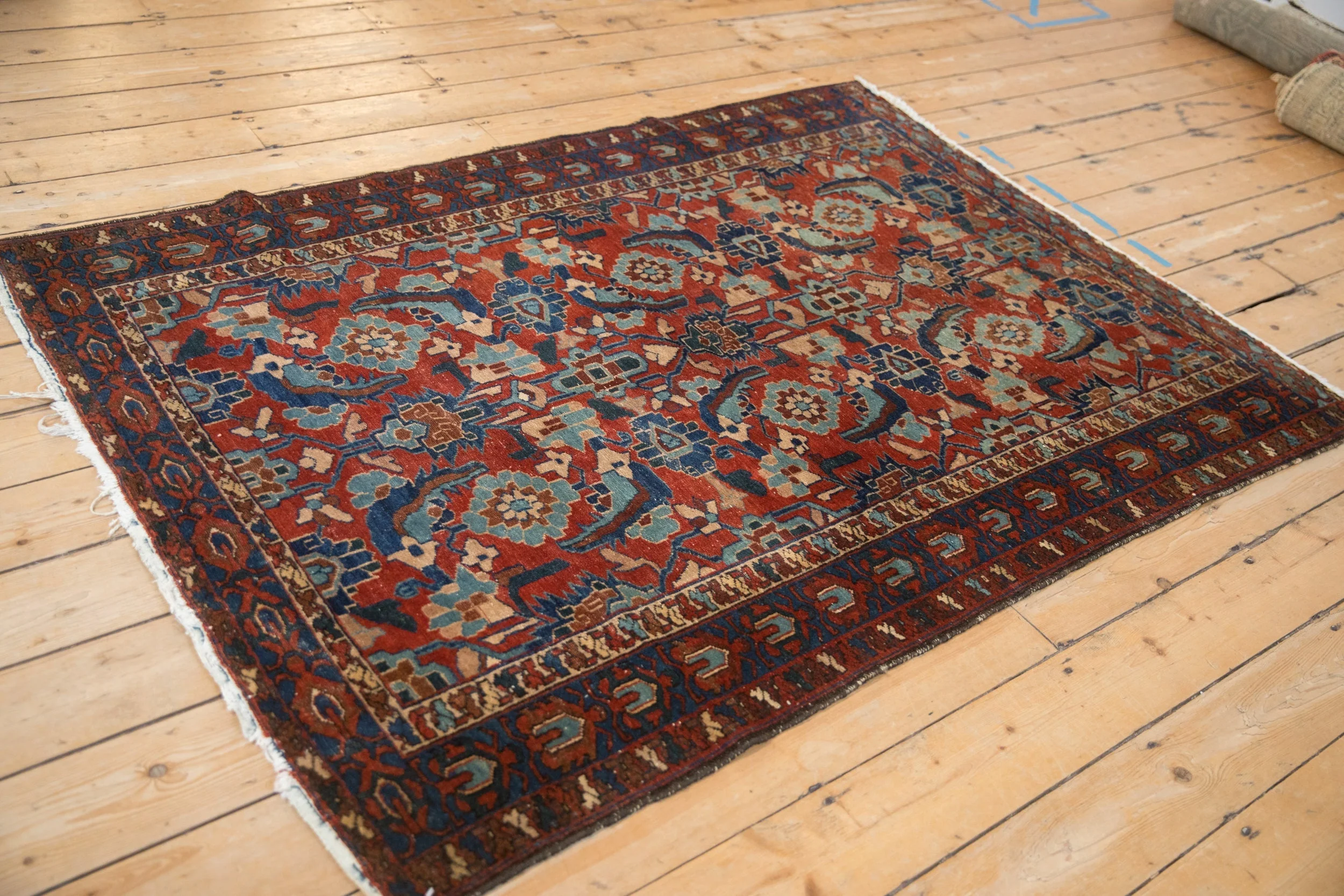 4.5x6 Antique Fine Malayer Rug - Image 6