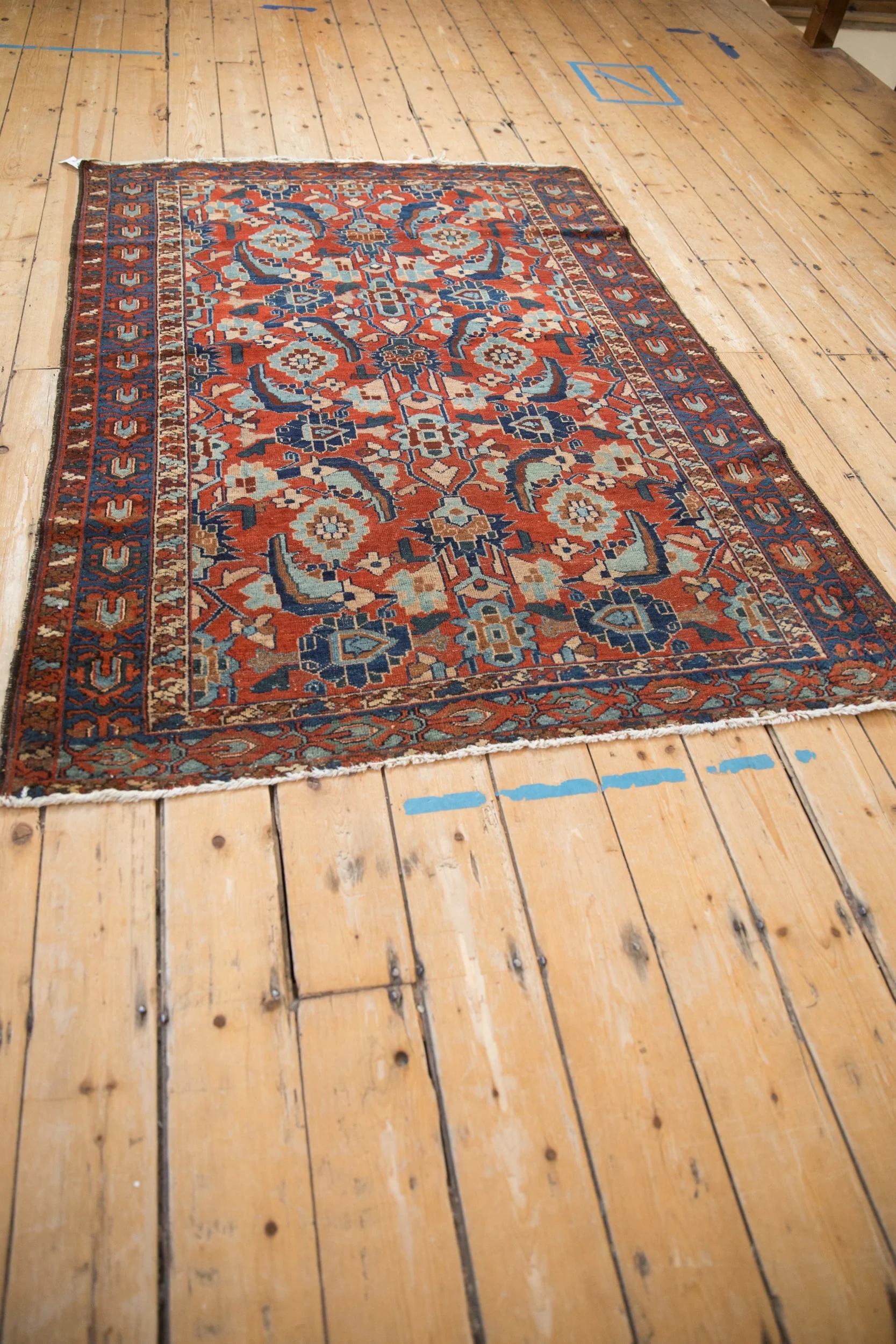 4.5x6 Antique Fine Malayer Rug - Image 7